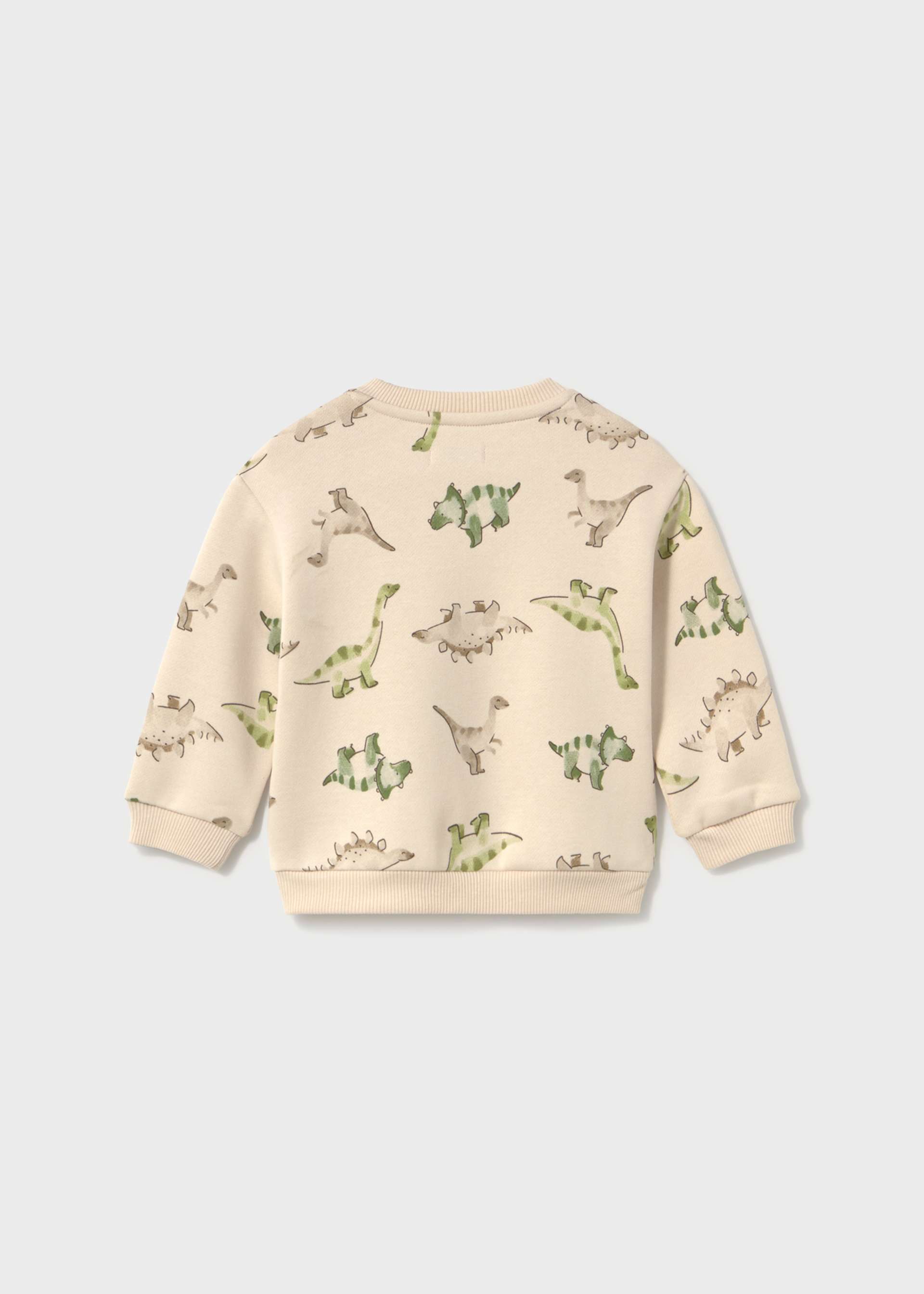 Baby animal print hoodie with pocket