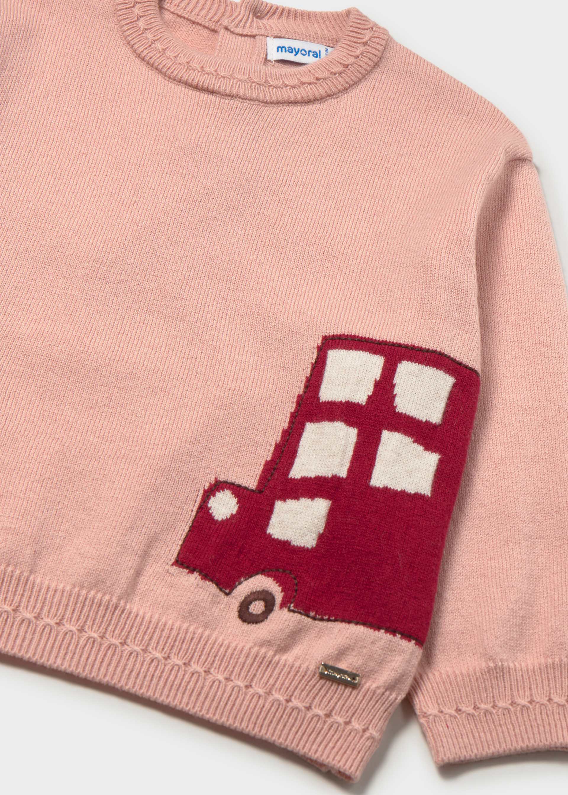 Pull intarsia bébé