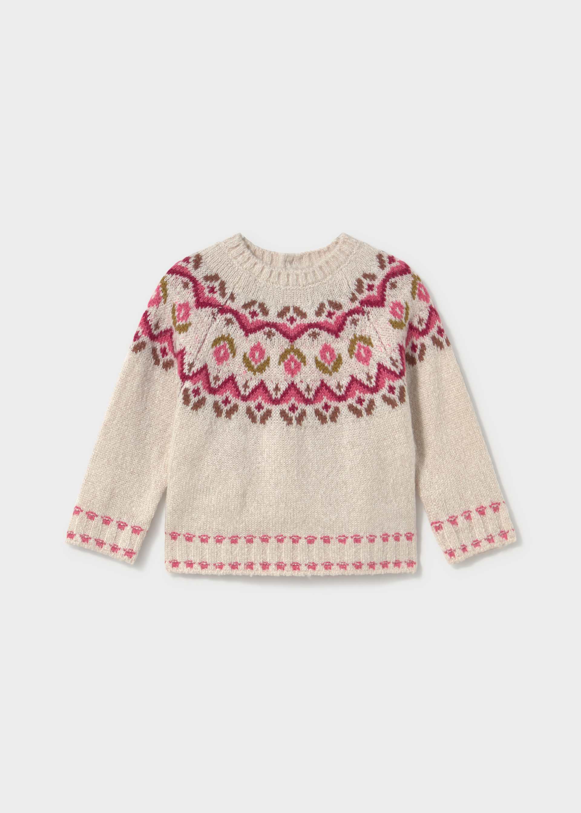 Sweter żakardowy dla niemowlęcia