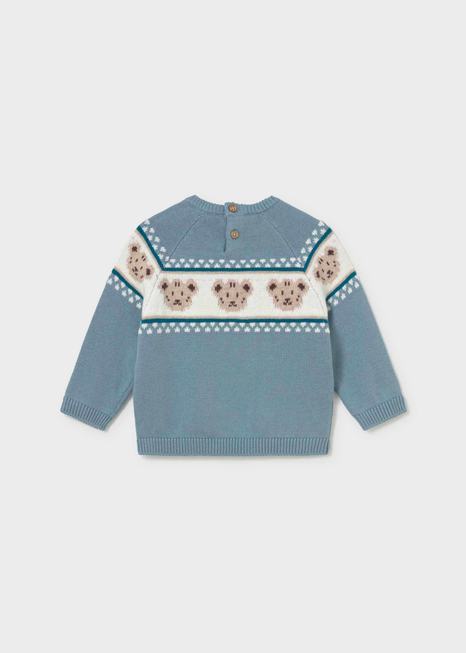 Sweter żakardowy Bears dla niemowlęcia