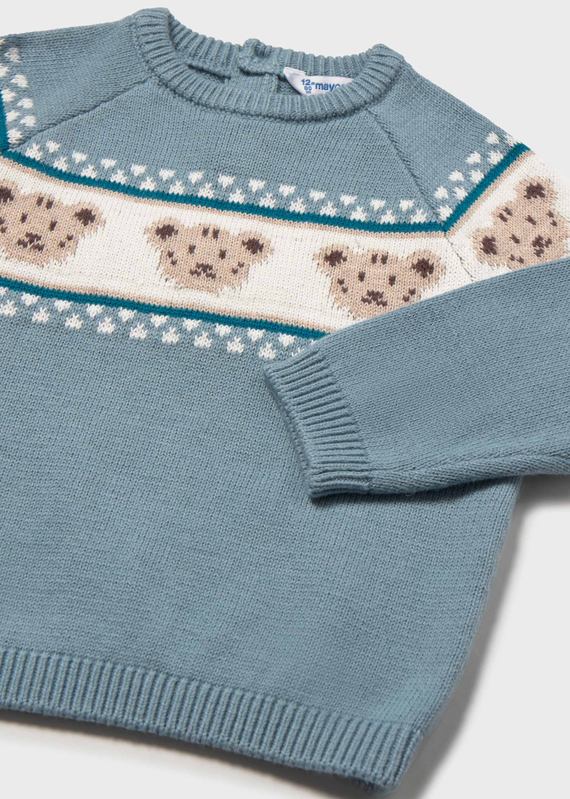 Sweter żakardowy Bears dla niemowlęcia