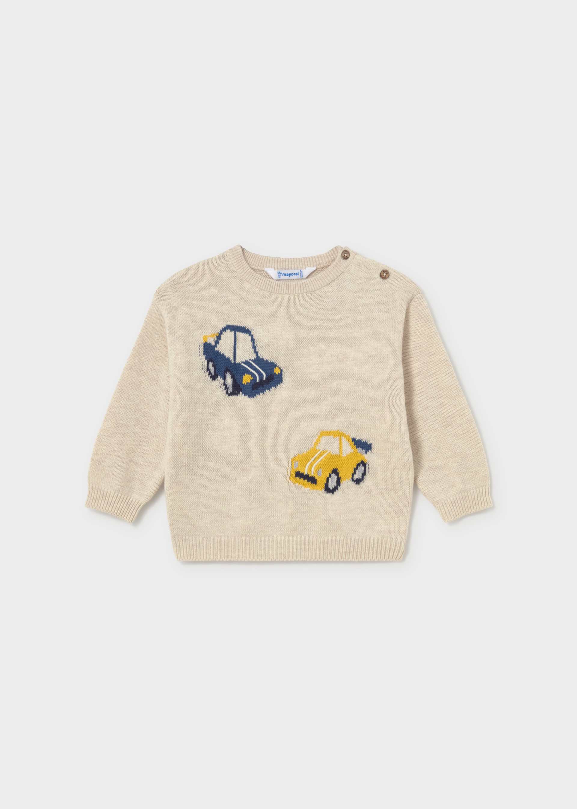 Sweter z intarsją dla niemowlęcia