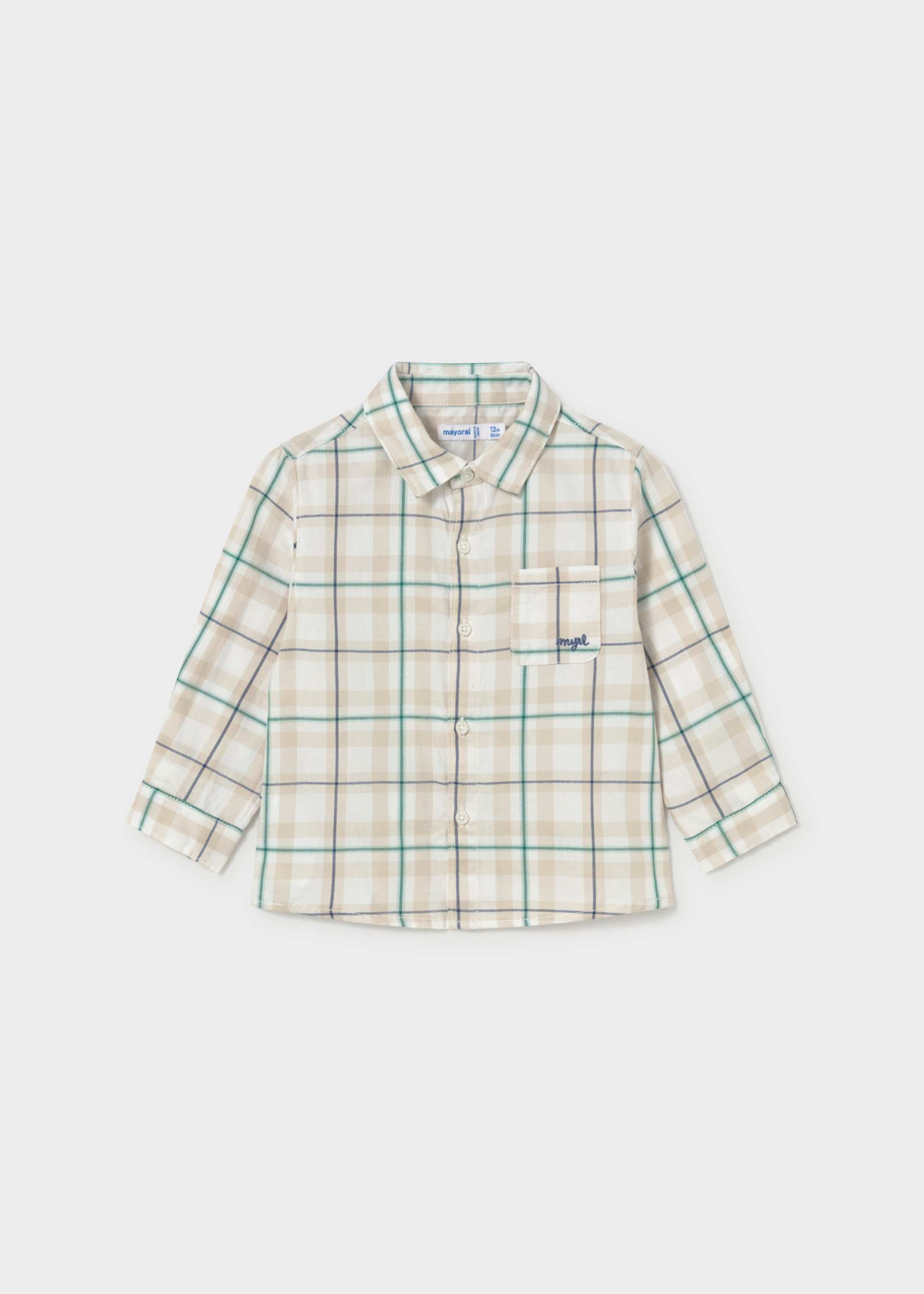 Camisa quadrados viella bebé