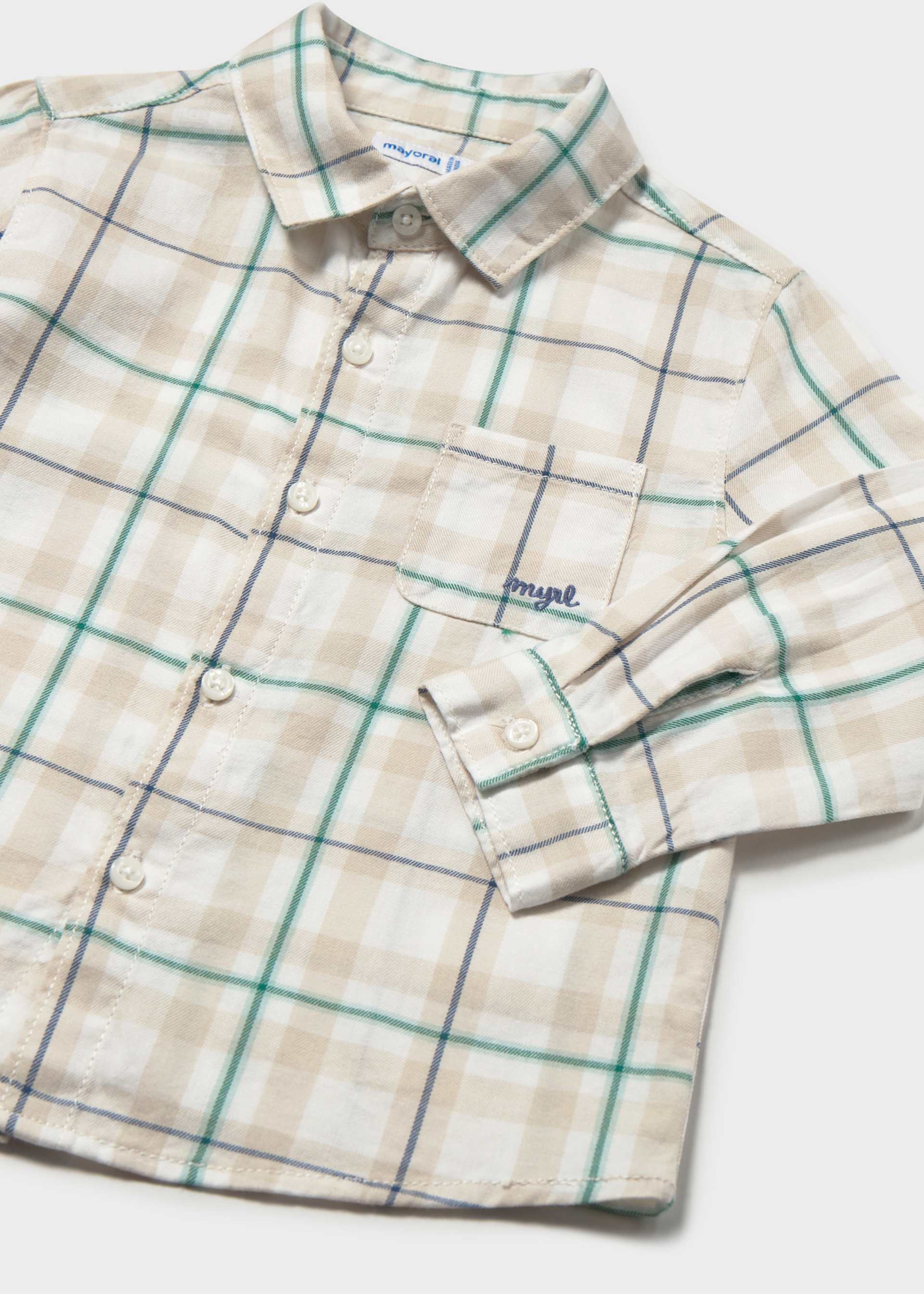 Camisa quadrados viella bebé
