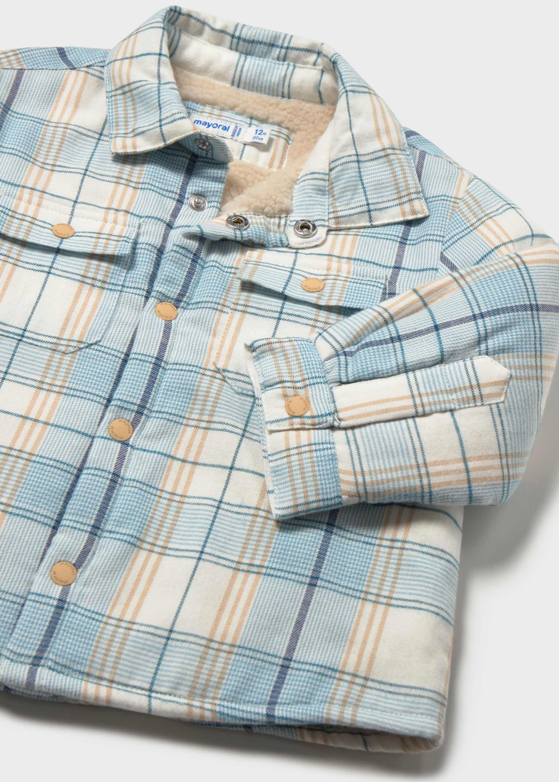 Sobrecamisa cuadros bebé