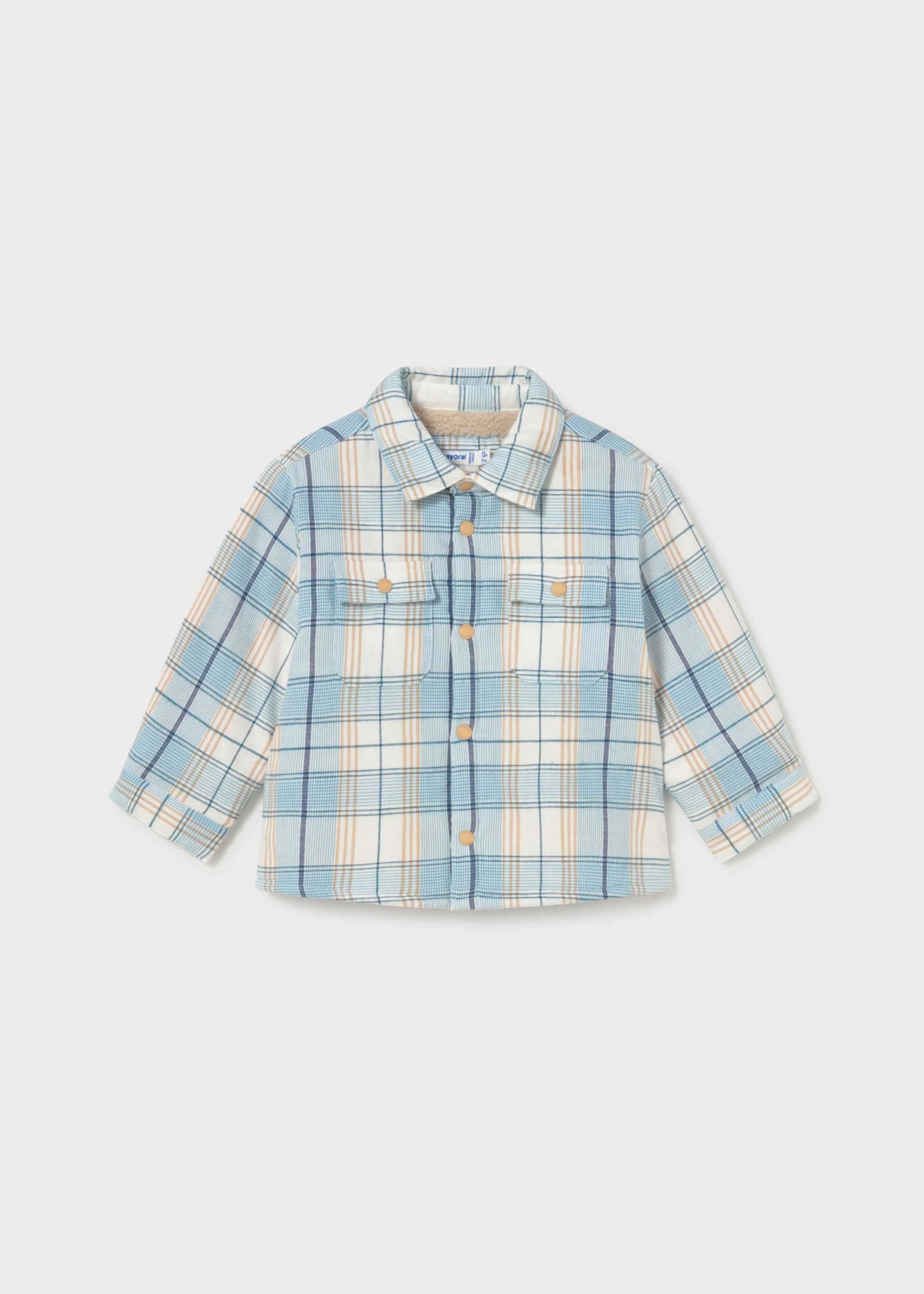 Sobrecamisa cuadros bebé