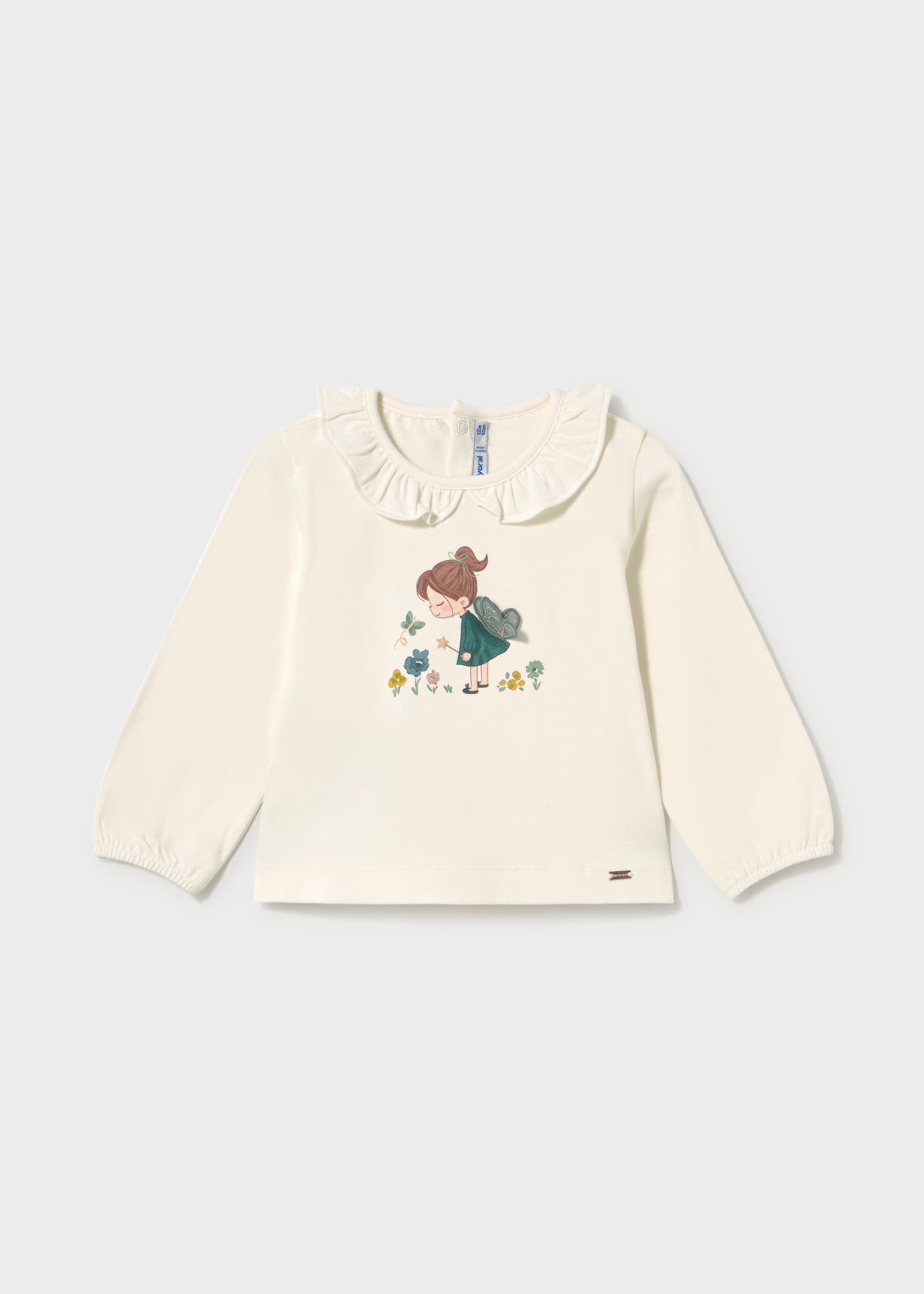 Baby ruffle-neck T-shirt