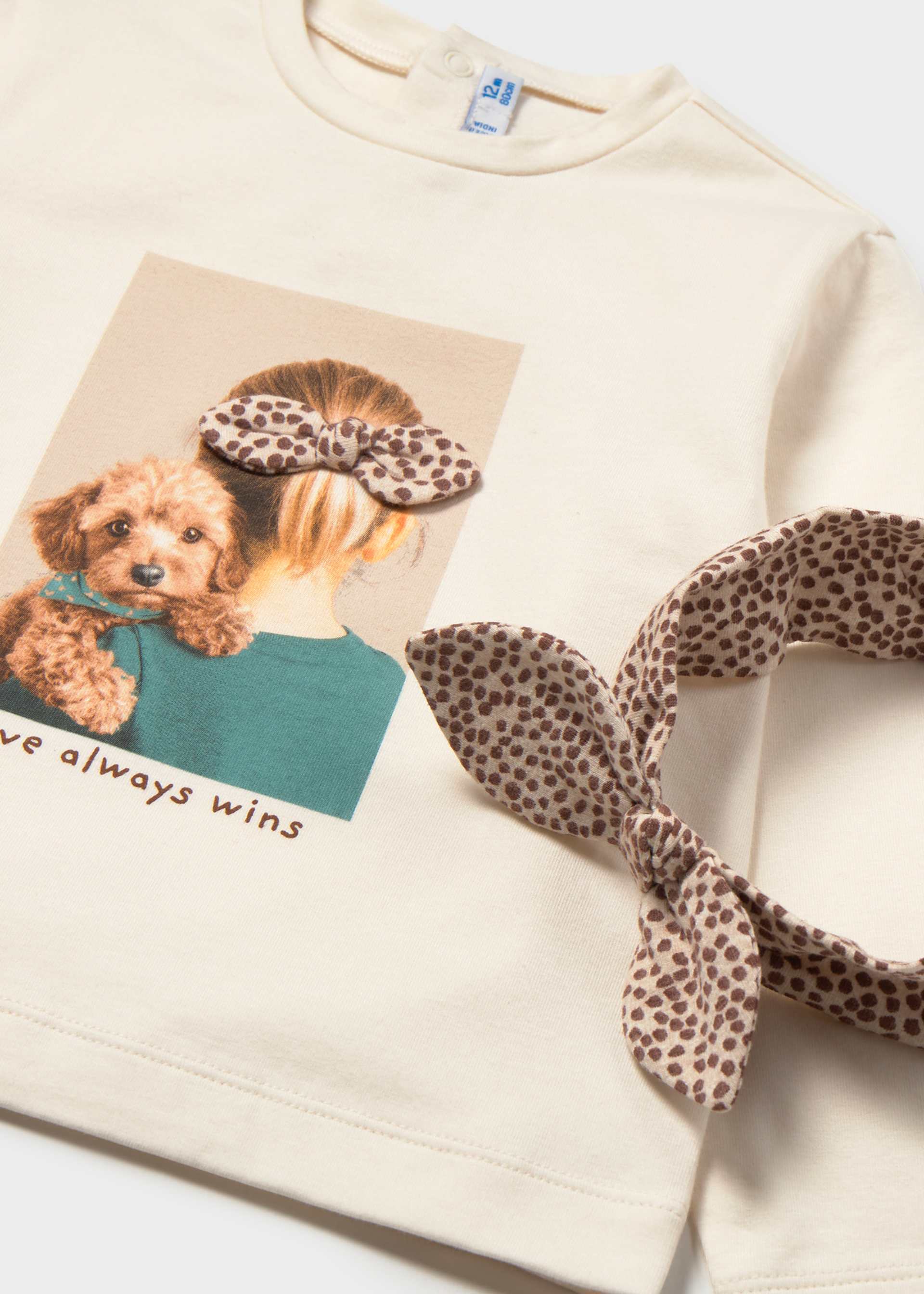 Maglietta con fascia bimba