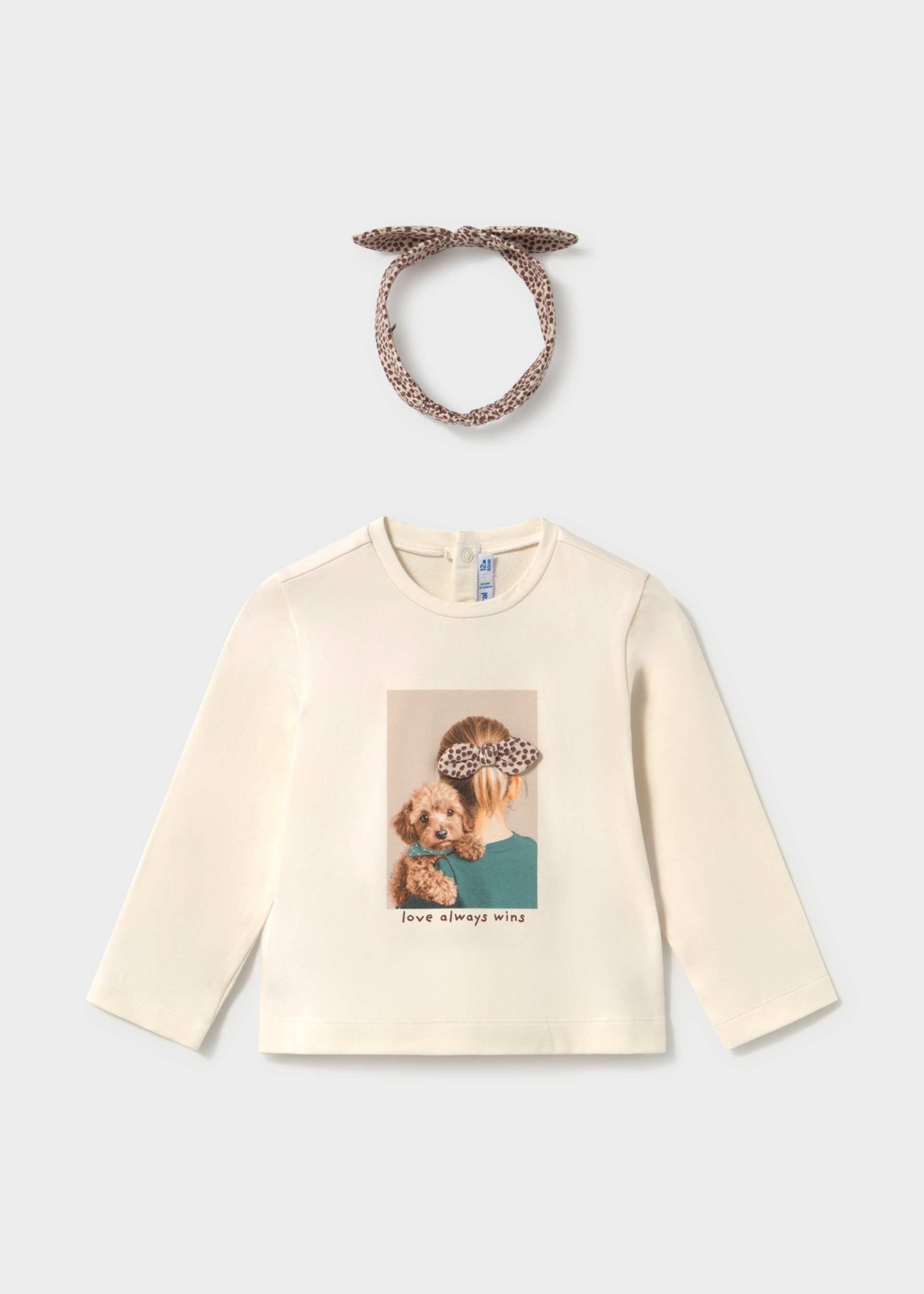 Maglietta con fascia bimba