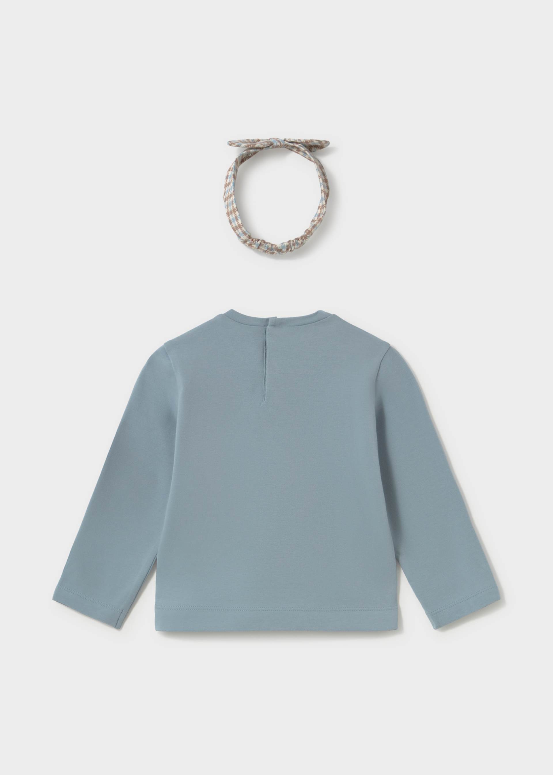 Playera con diadema bebé