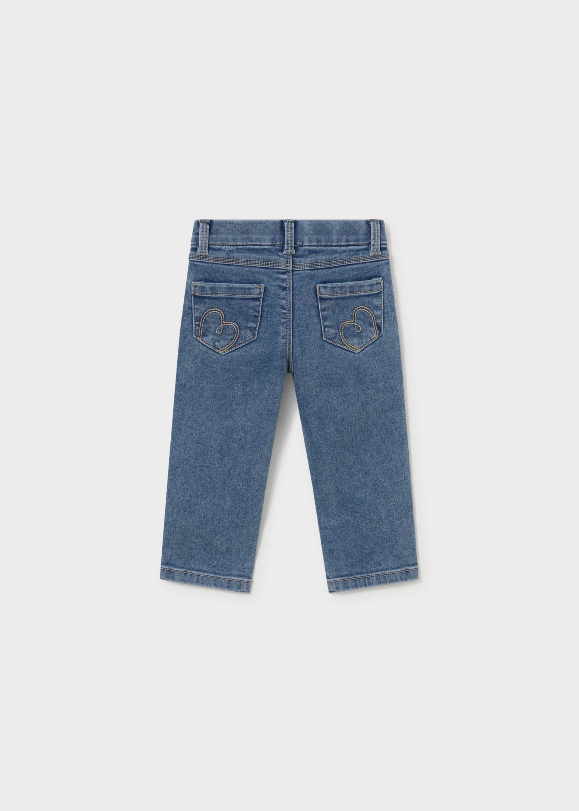Spodnie jeansowe basic dla niemowlęcia