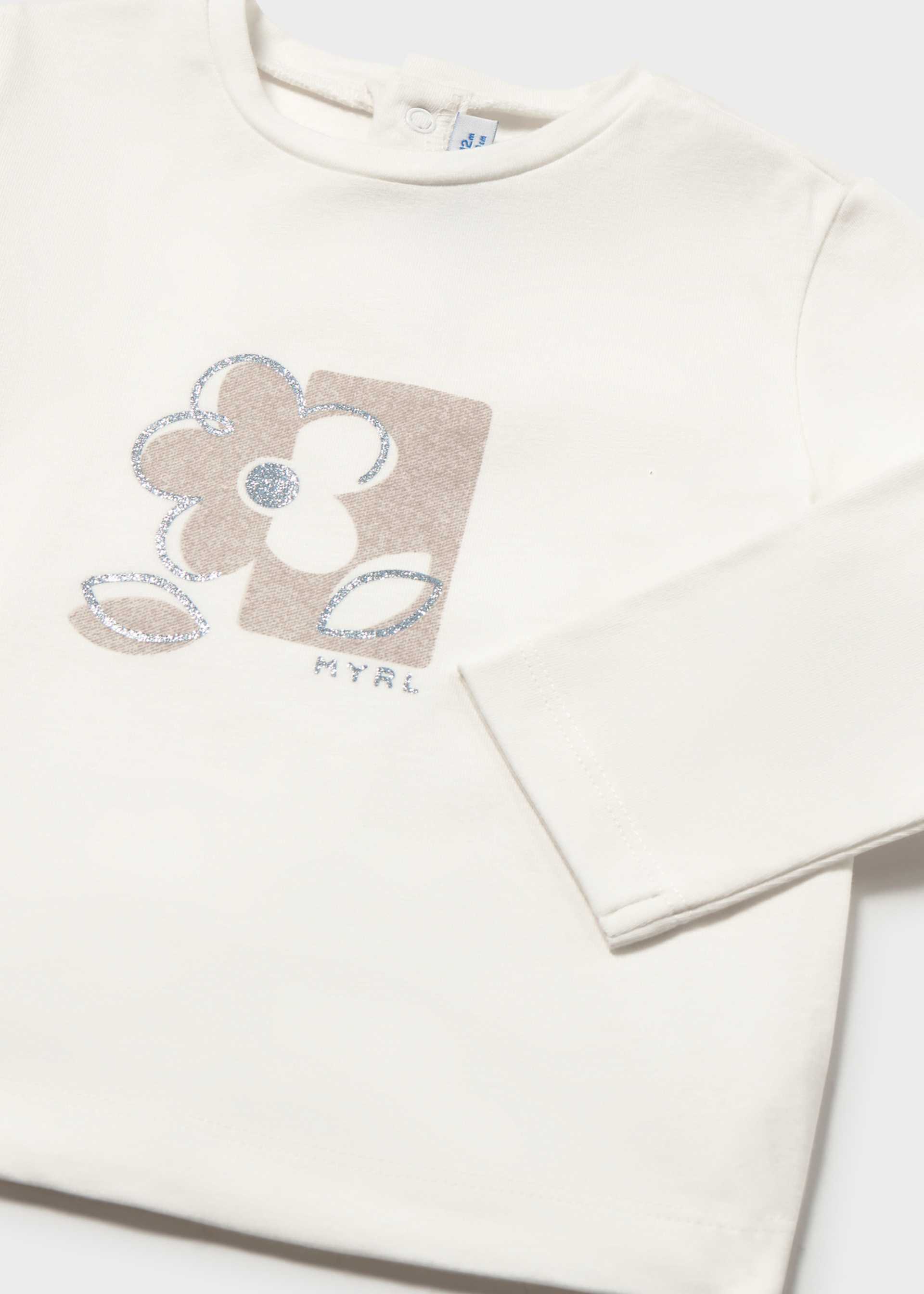 Maglietta basica serigrafia bimba