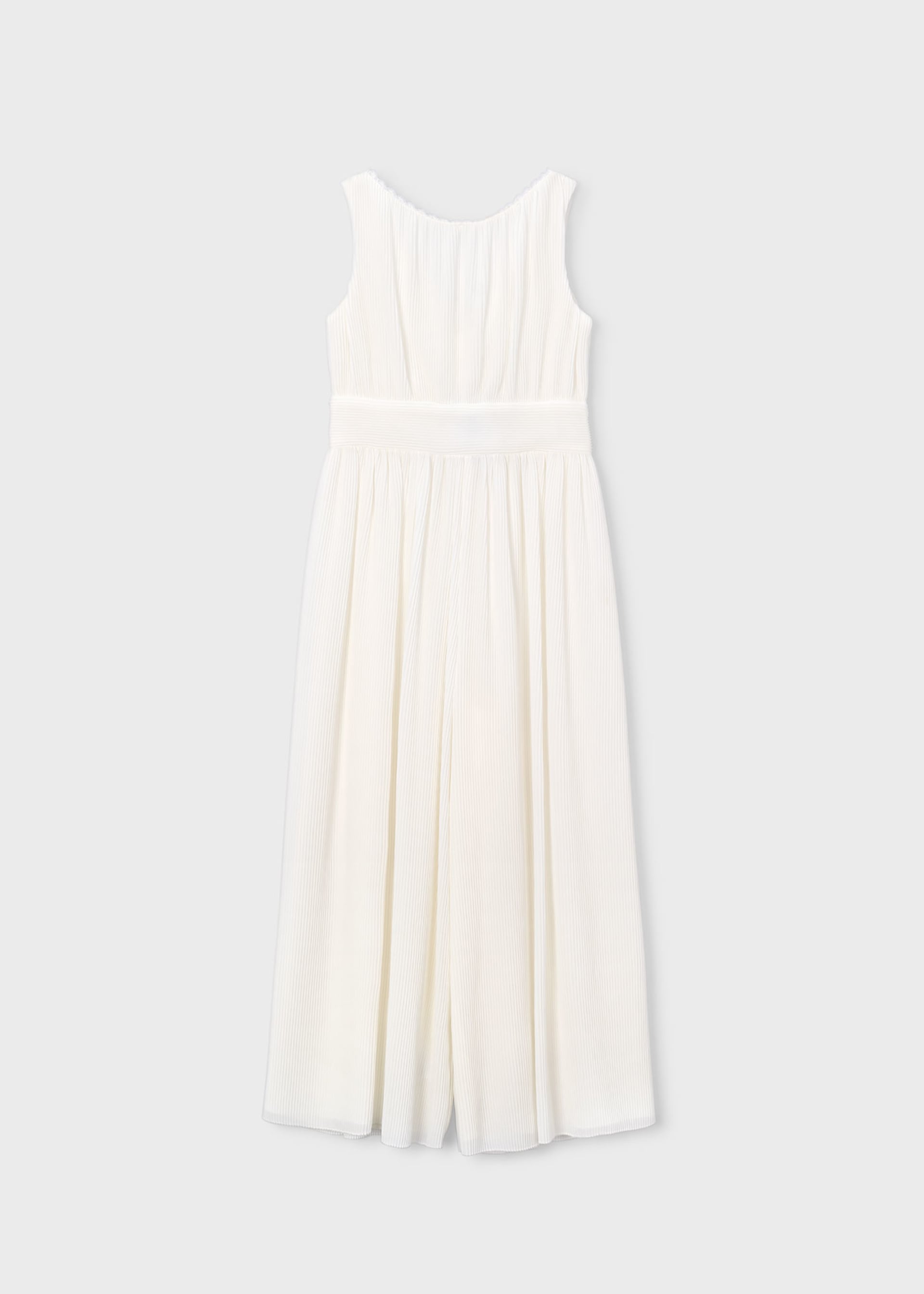Pleated communion dress