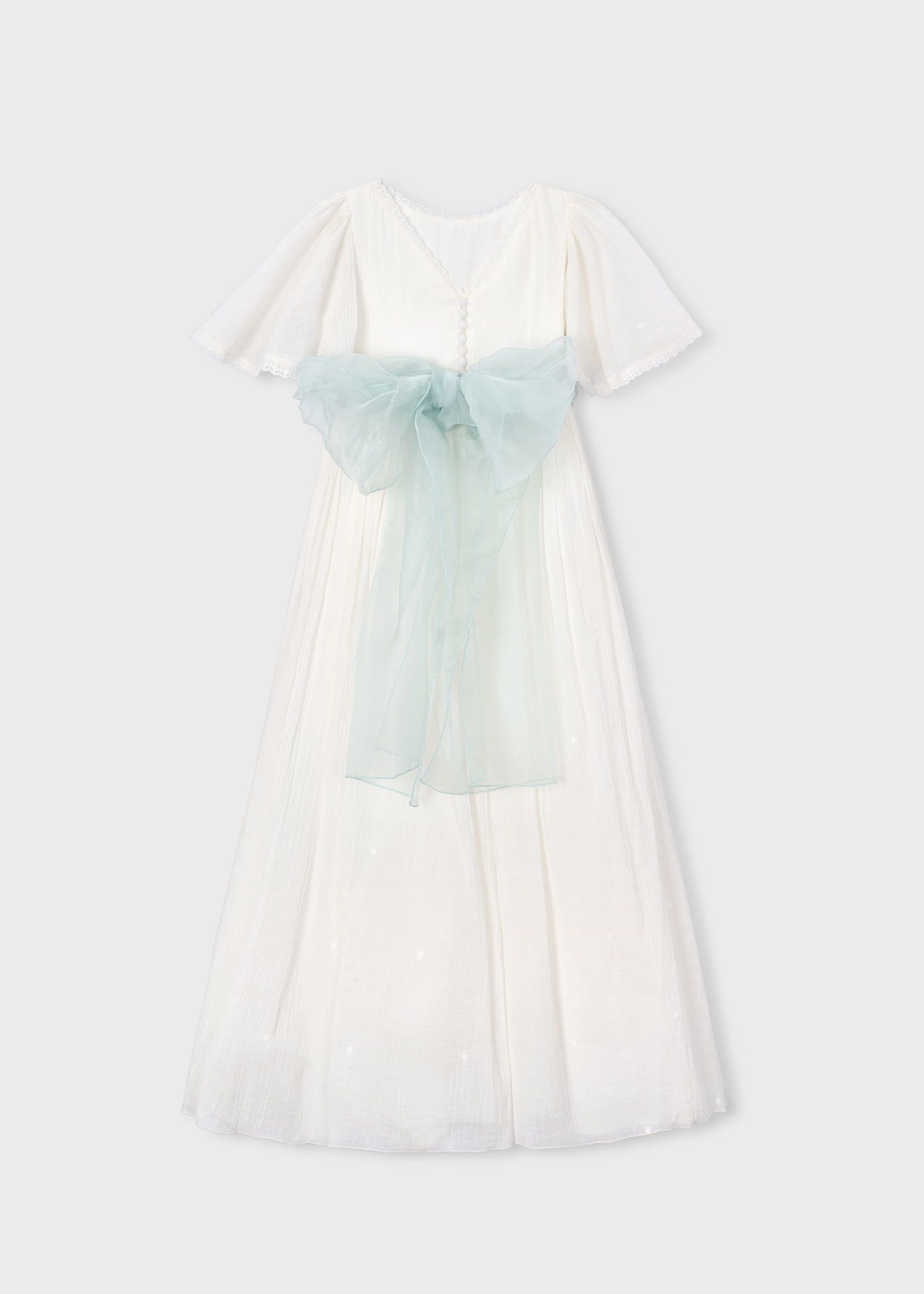 Robe de communion brodée