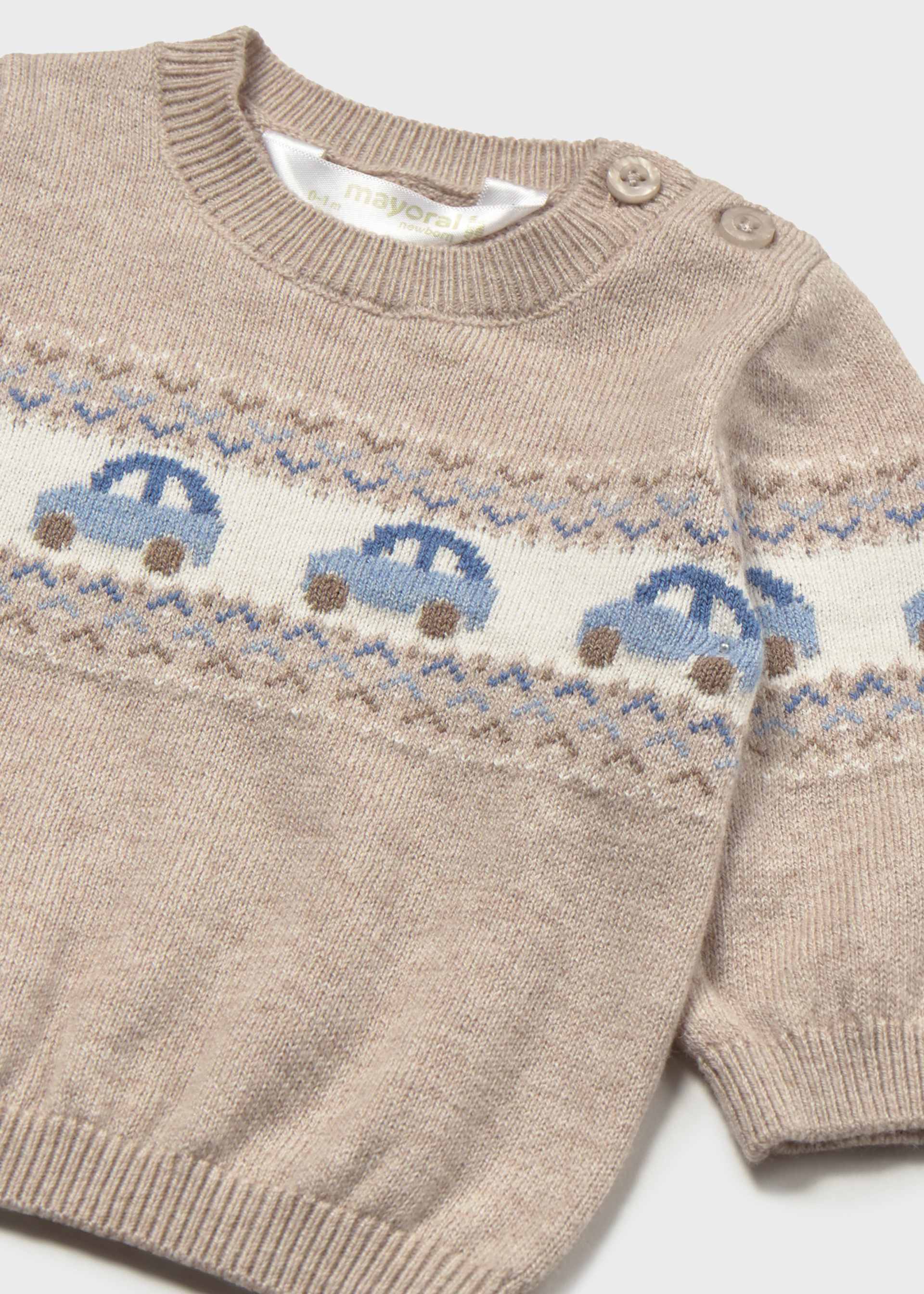 Jacquard Pullover Neugeborene