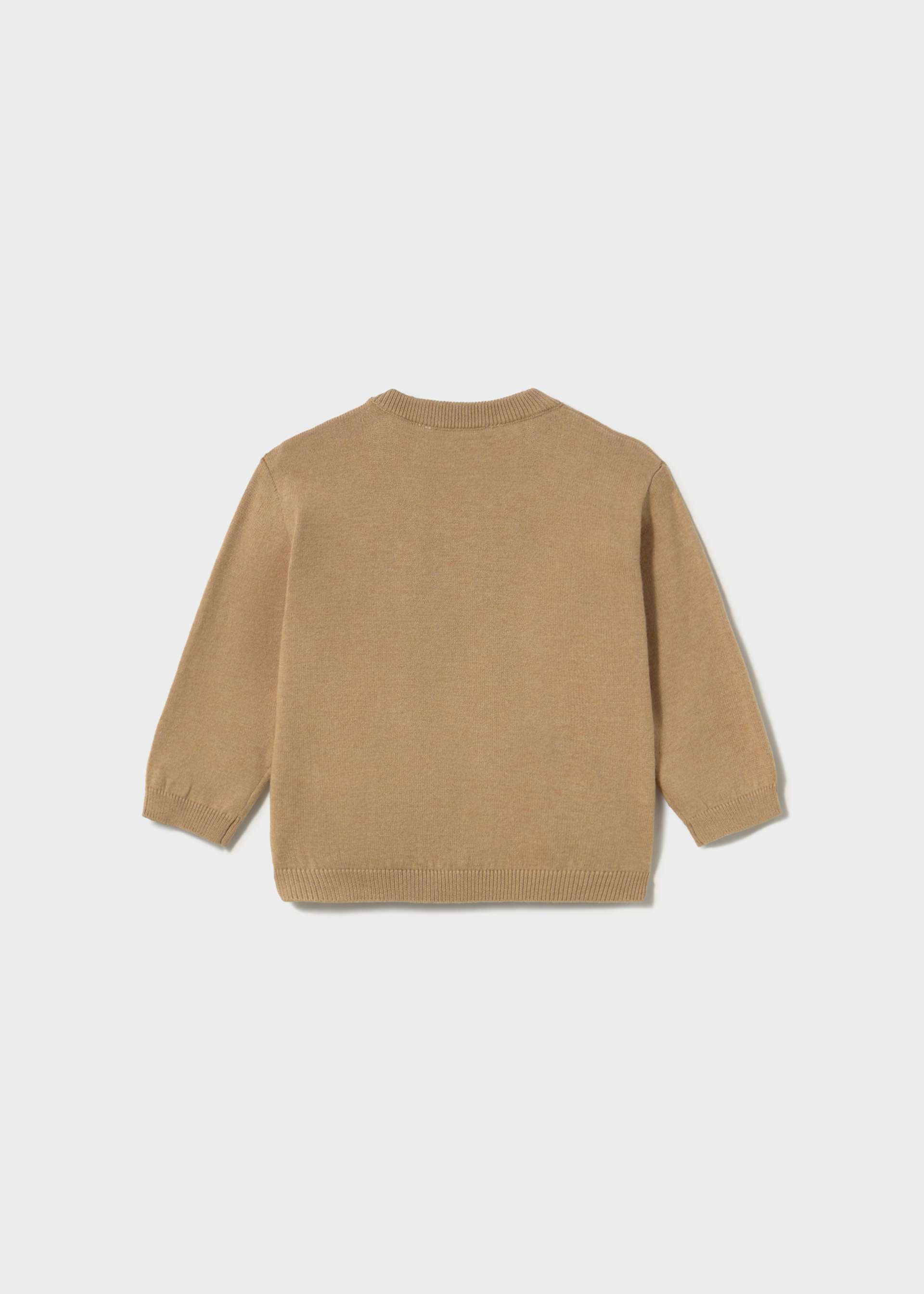 Baby animal intarsia jumper