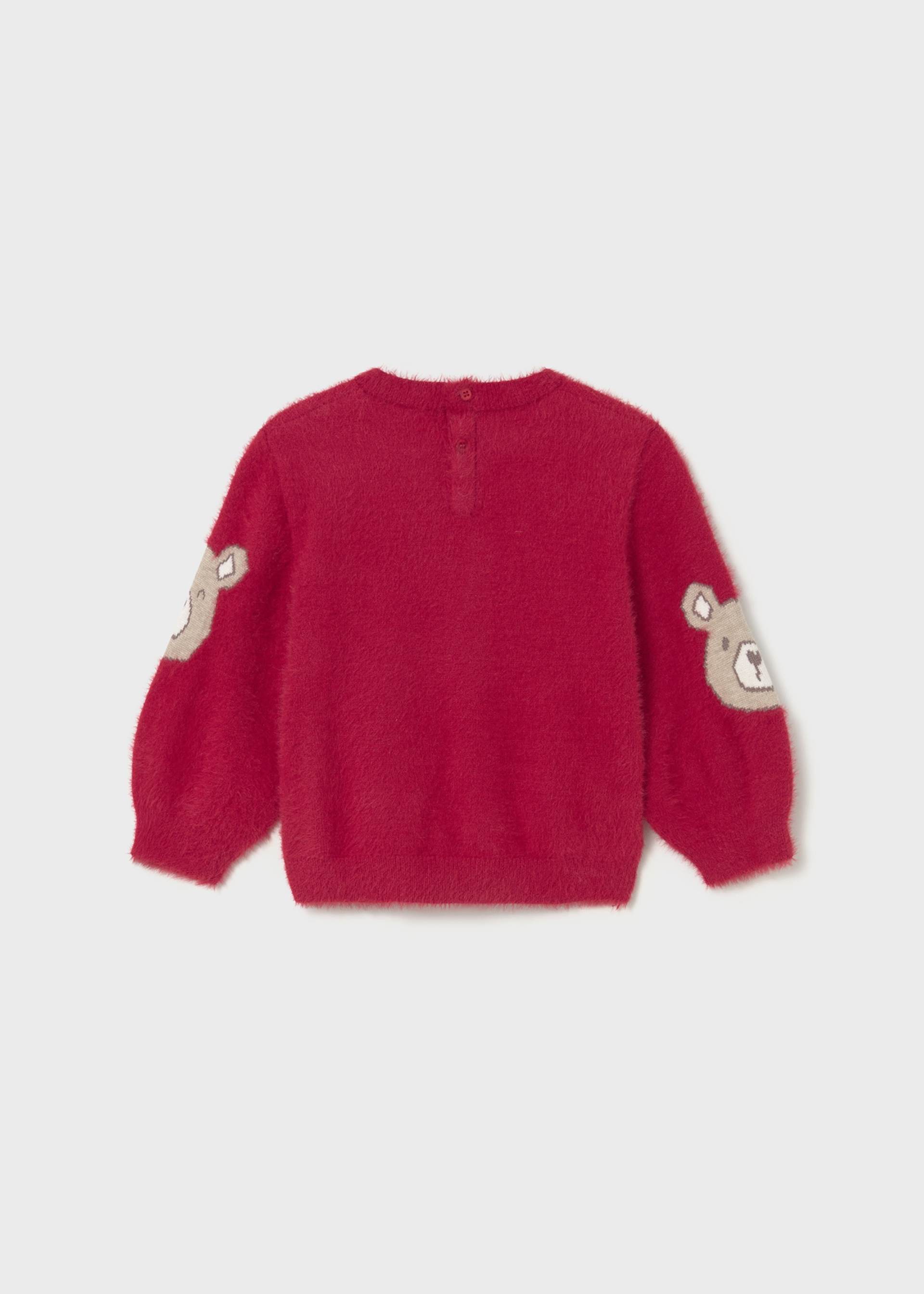 Pull en peluche ours bébé