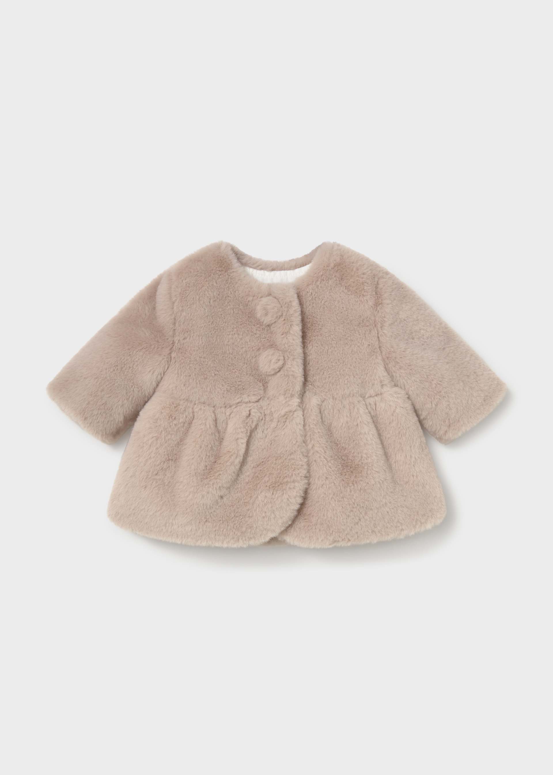 Cappotto teddy neonata