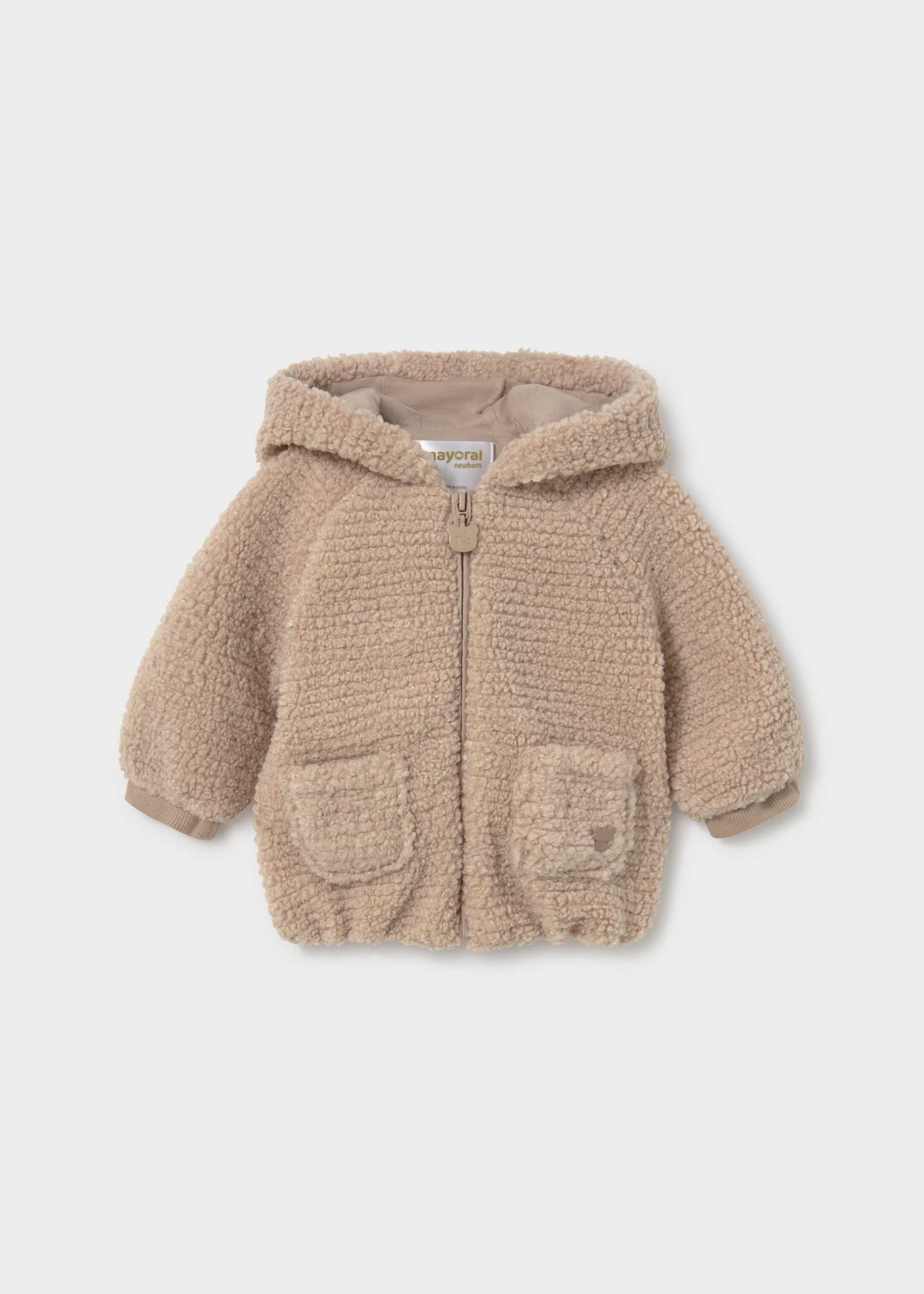 Plüsch-Sweatjacke Öhrchen Neugeborene Mädchen