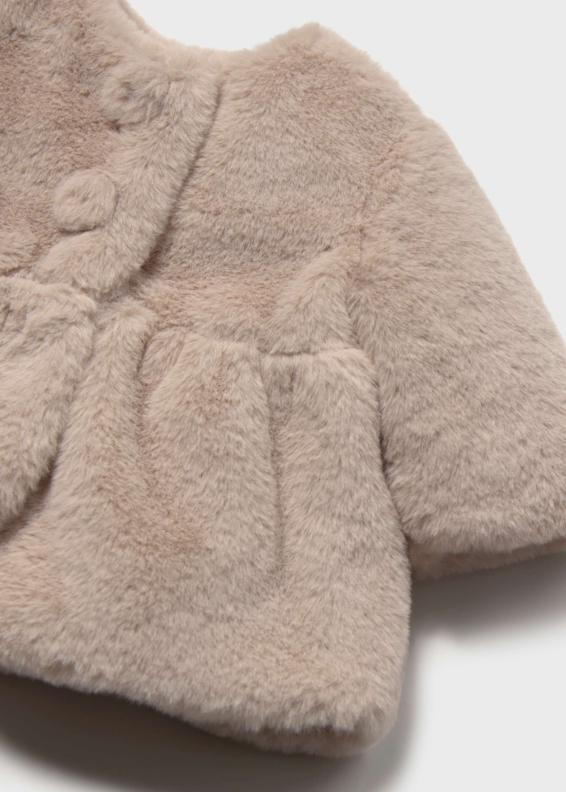 Cappotto teddy neonata
