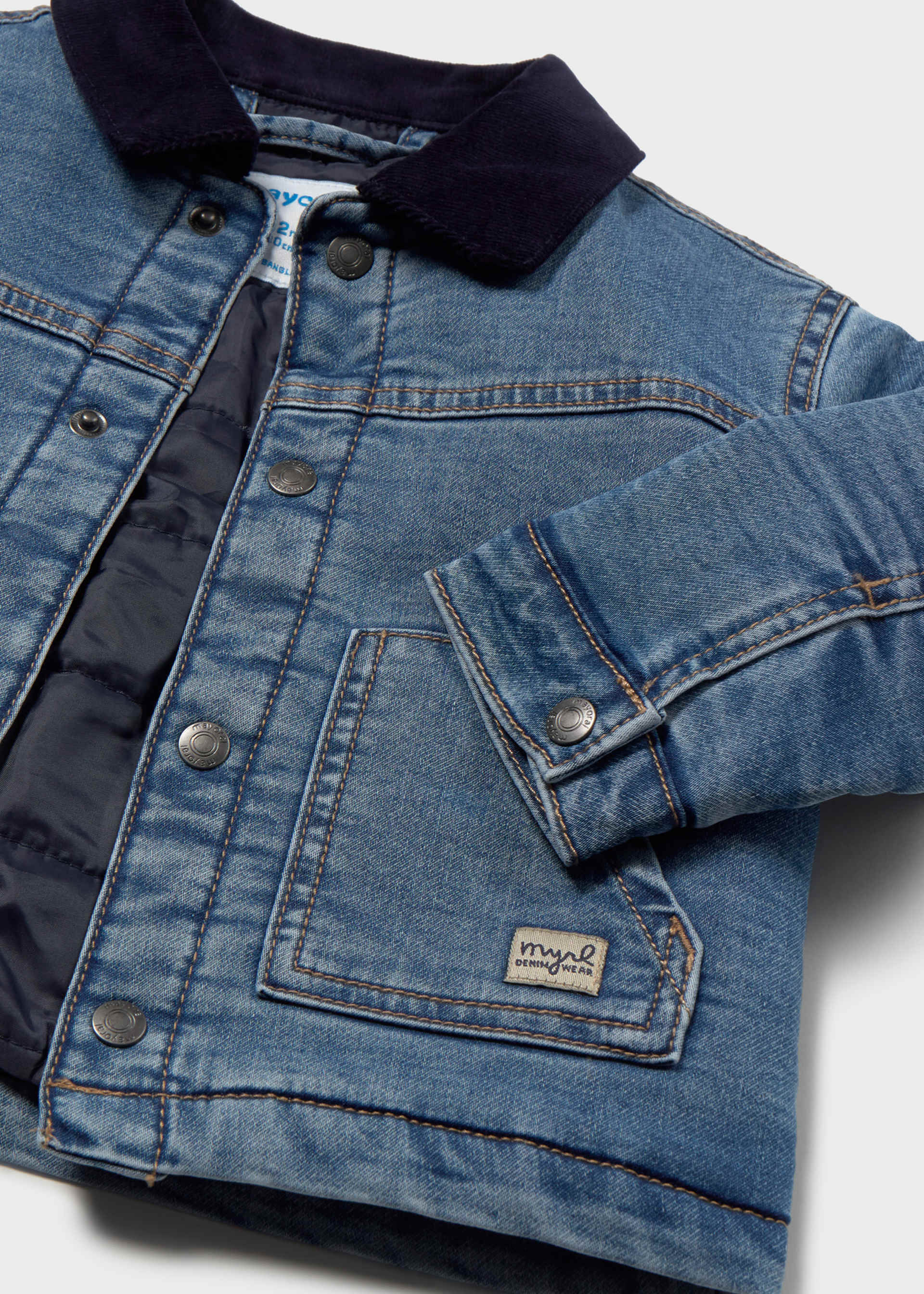 Giubbotto jeans bimbo