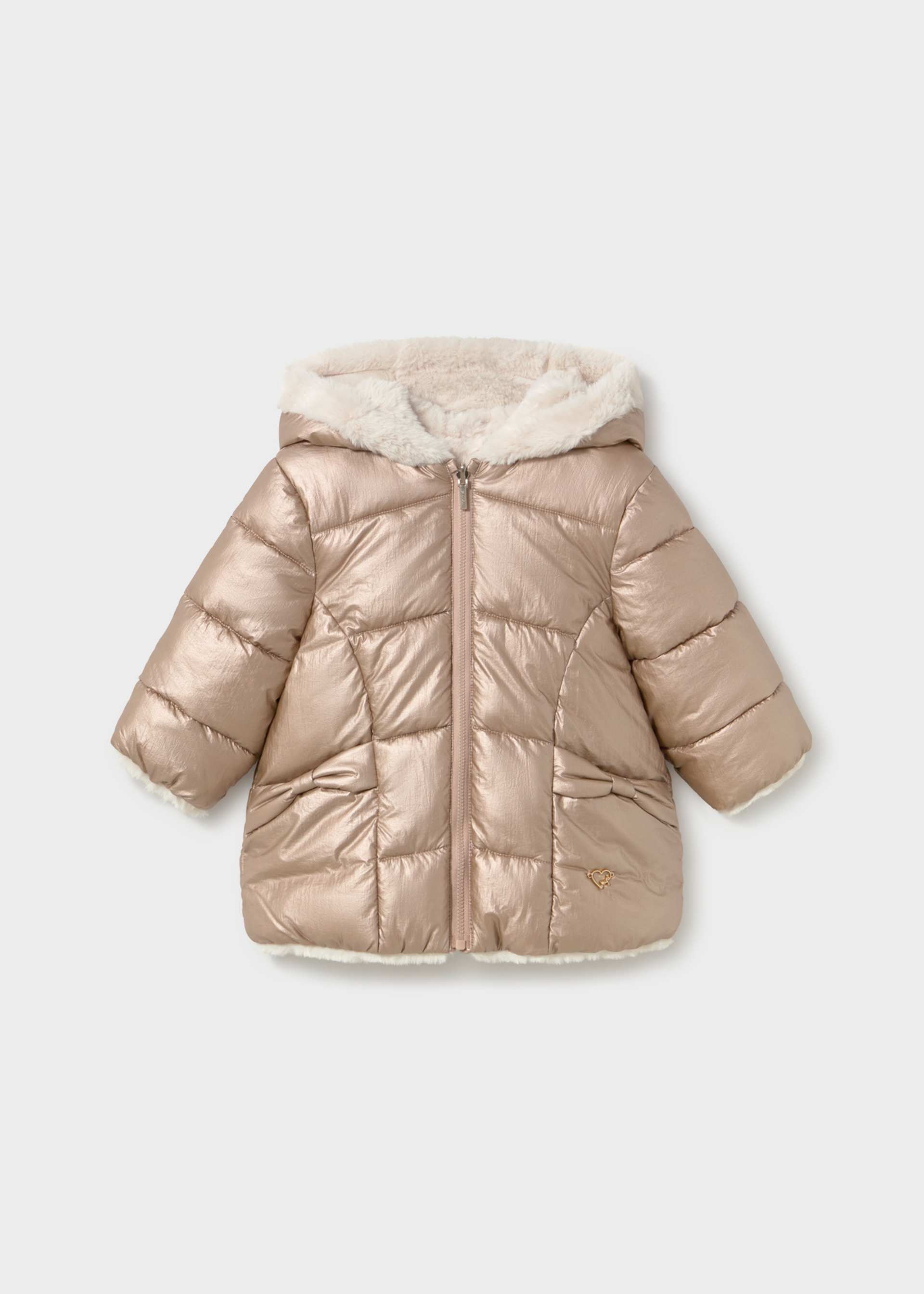 Geaca reversibila cu blanita bebe