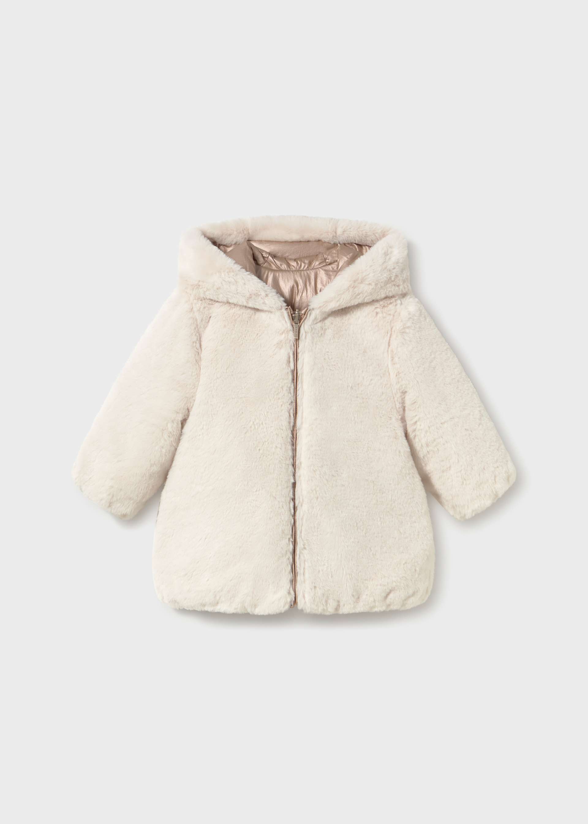 Geaca reversibila cu blanita bebe