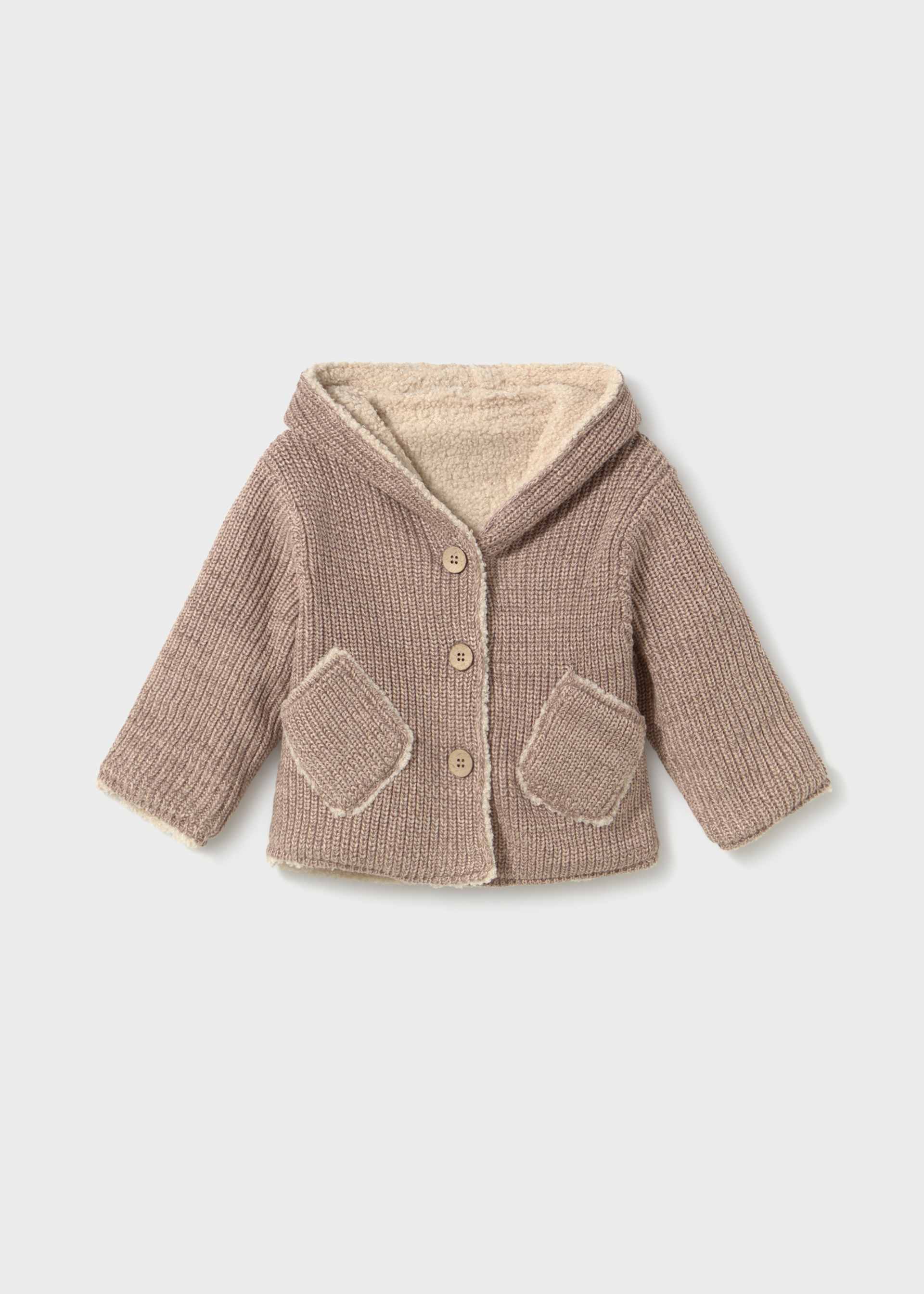 Manteau réversible à oreillettes bébé