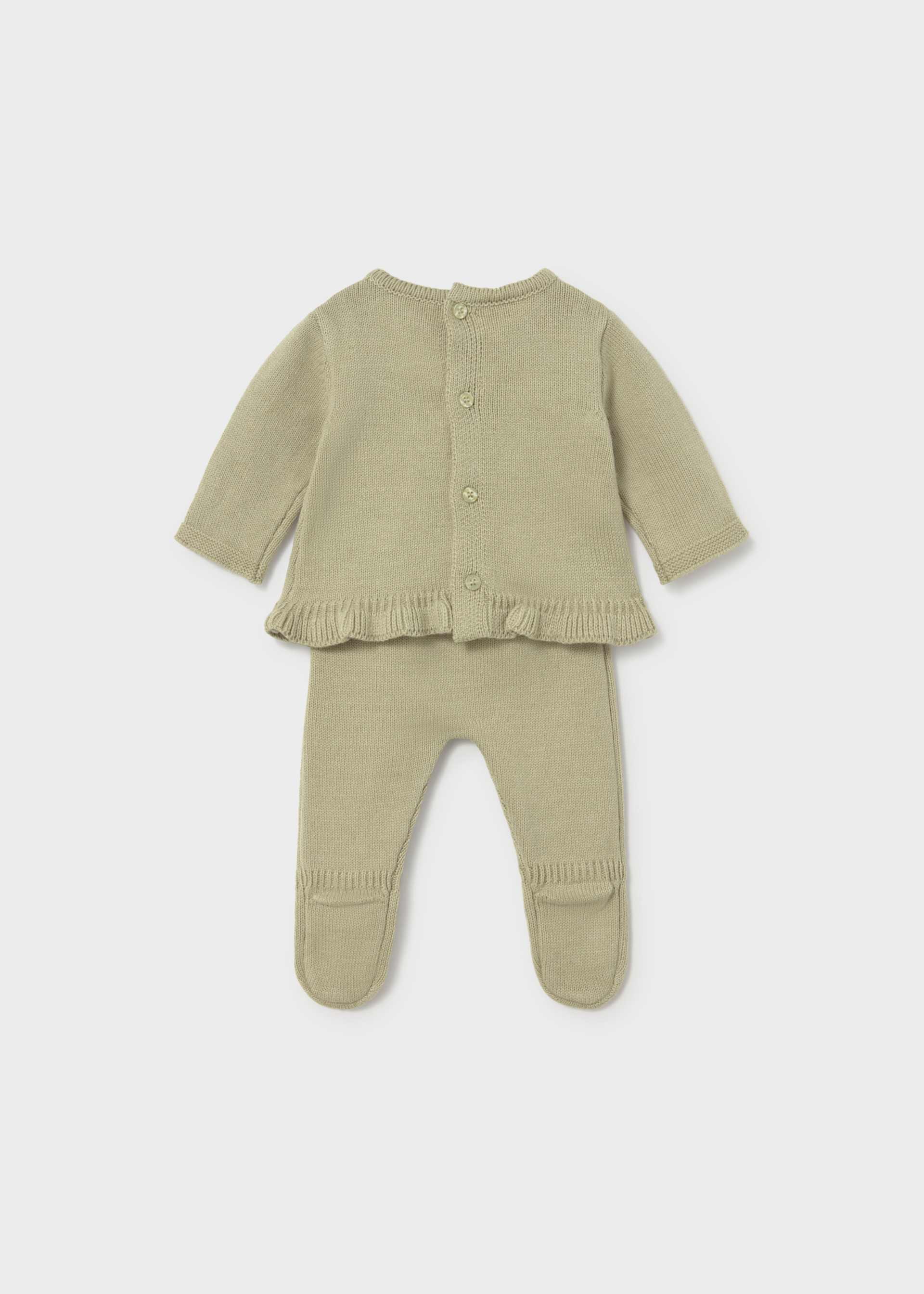 Ensemble guêtre et pull nouveau-né