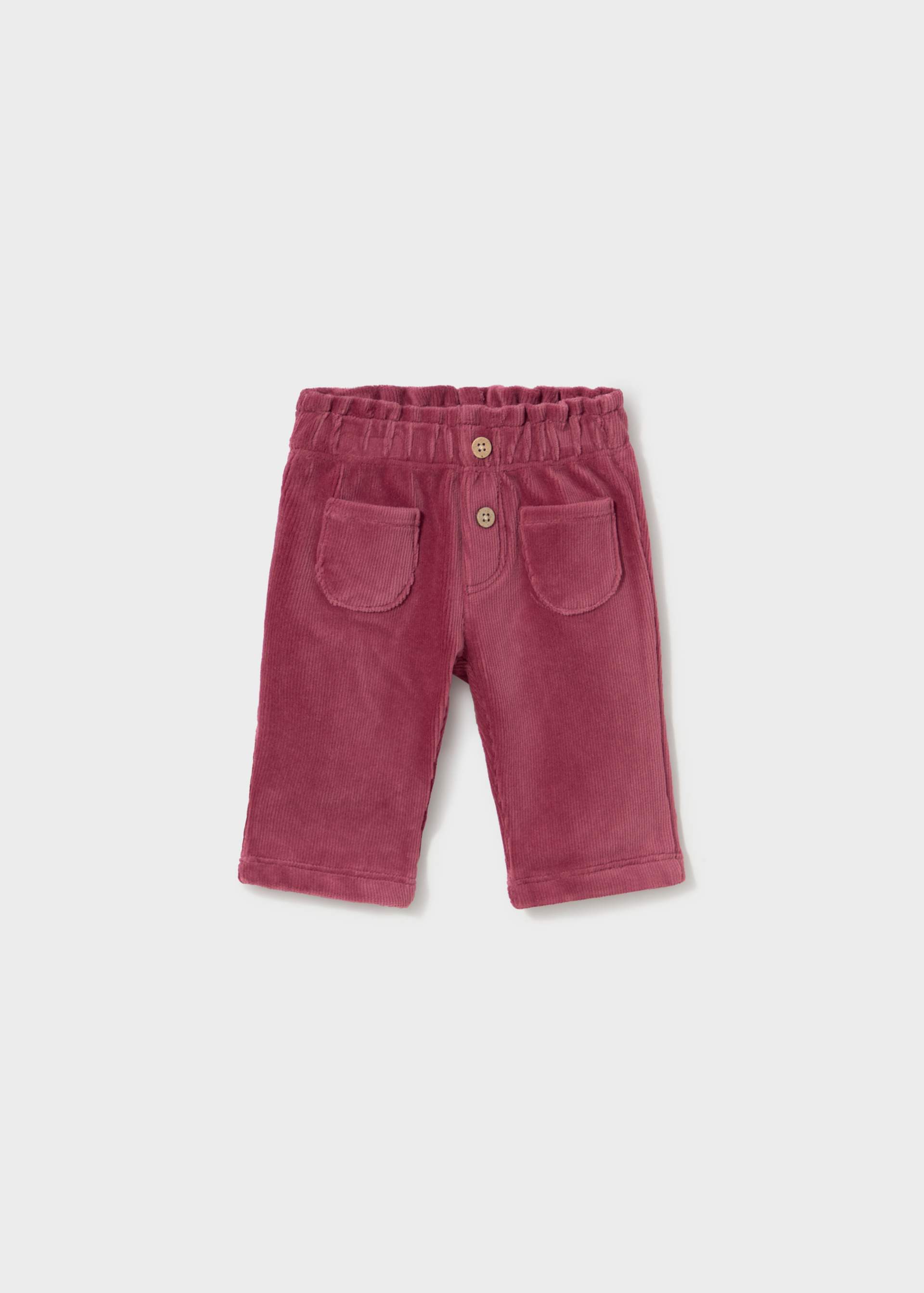 Newborn Girl Corduroy Pants