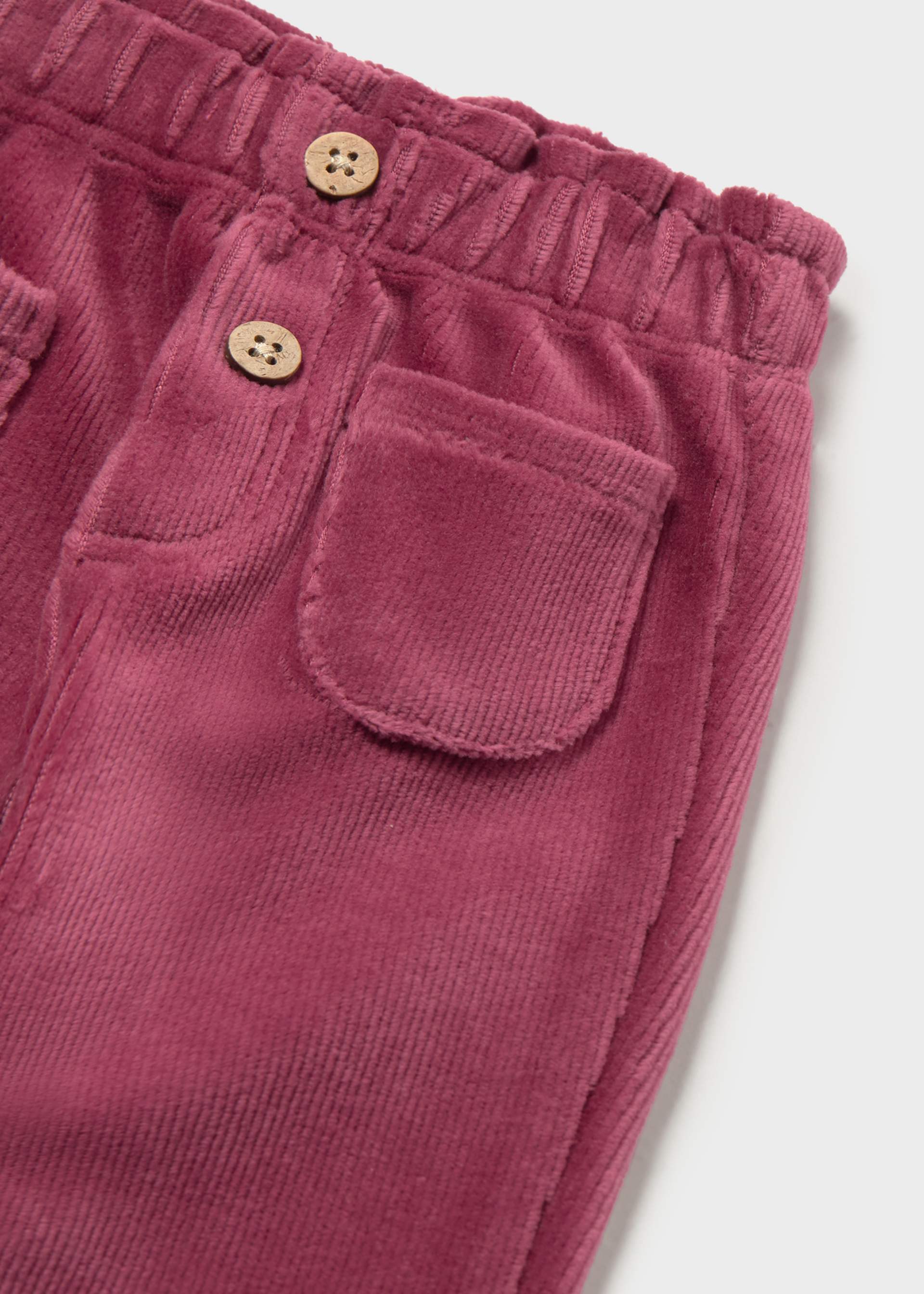 Pantalon velours côtelé naissance fille