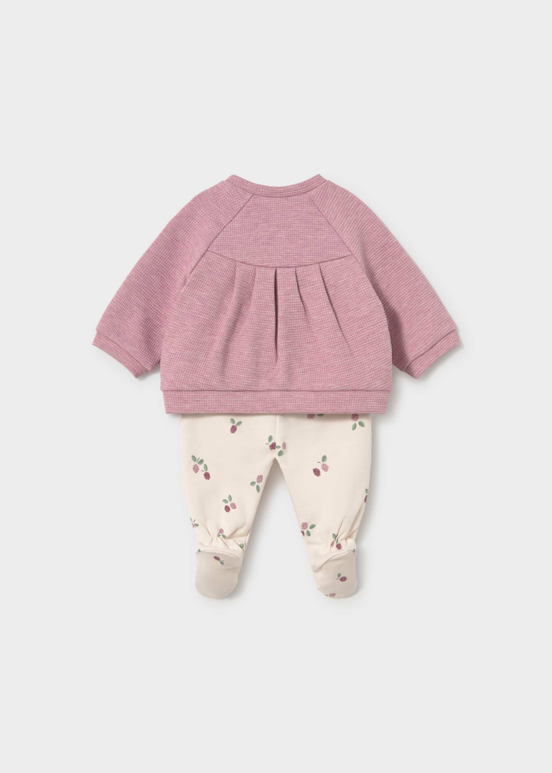 Set Strampler Hose und Sweatshirt Neugeborene Mädchen