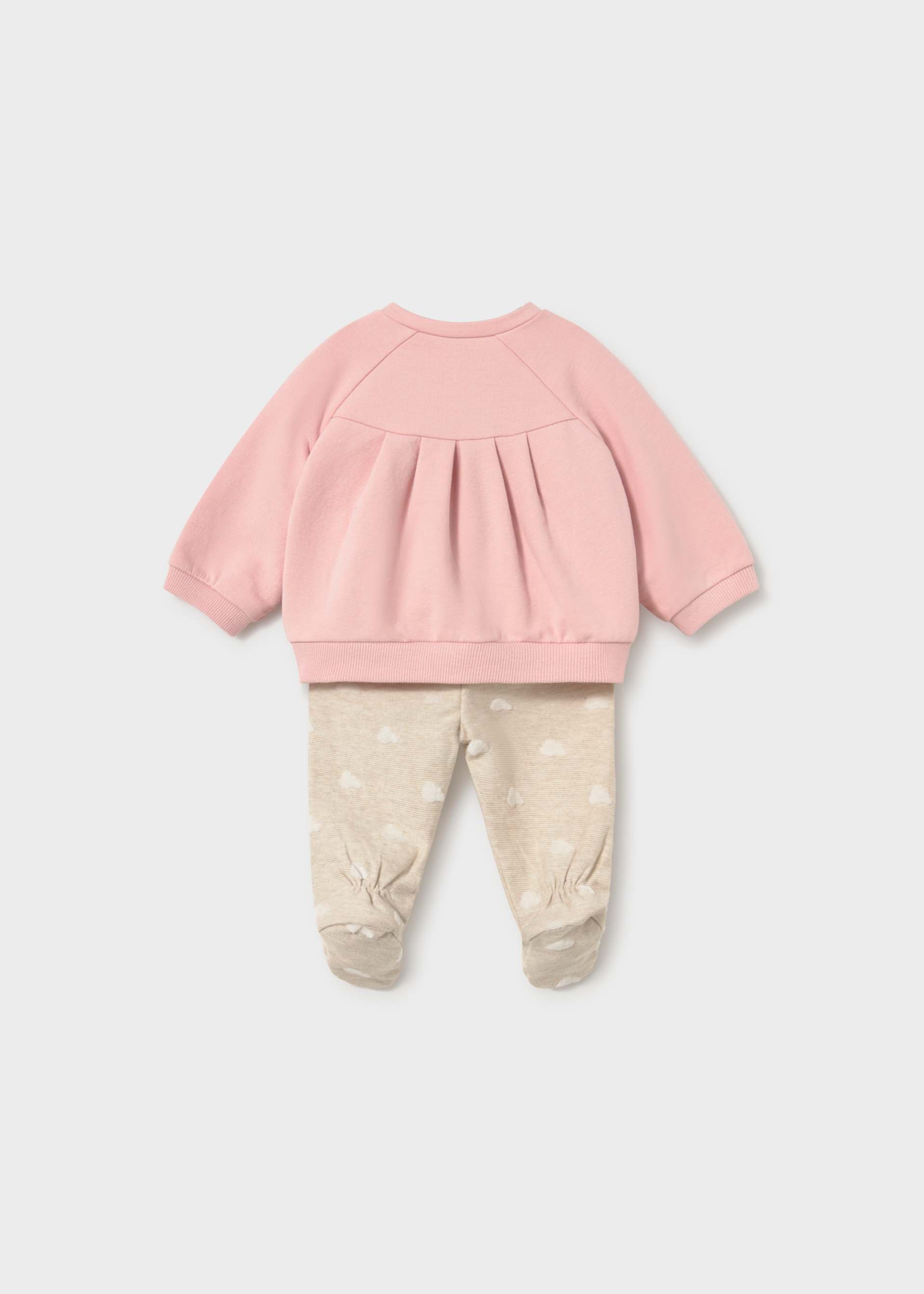 Set pantaloni cu botosei nou-nascut