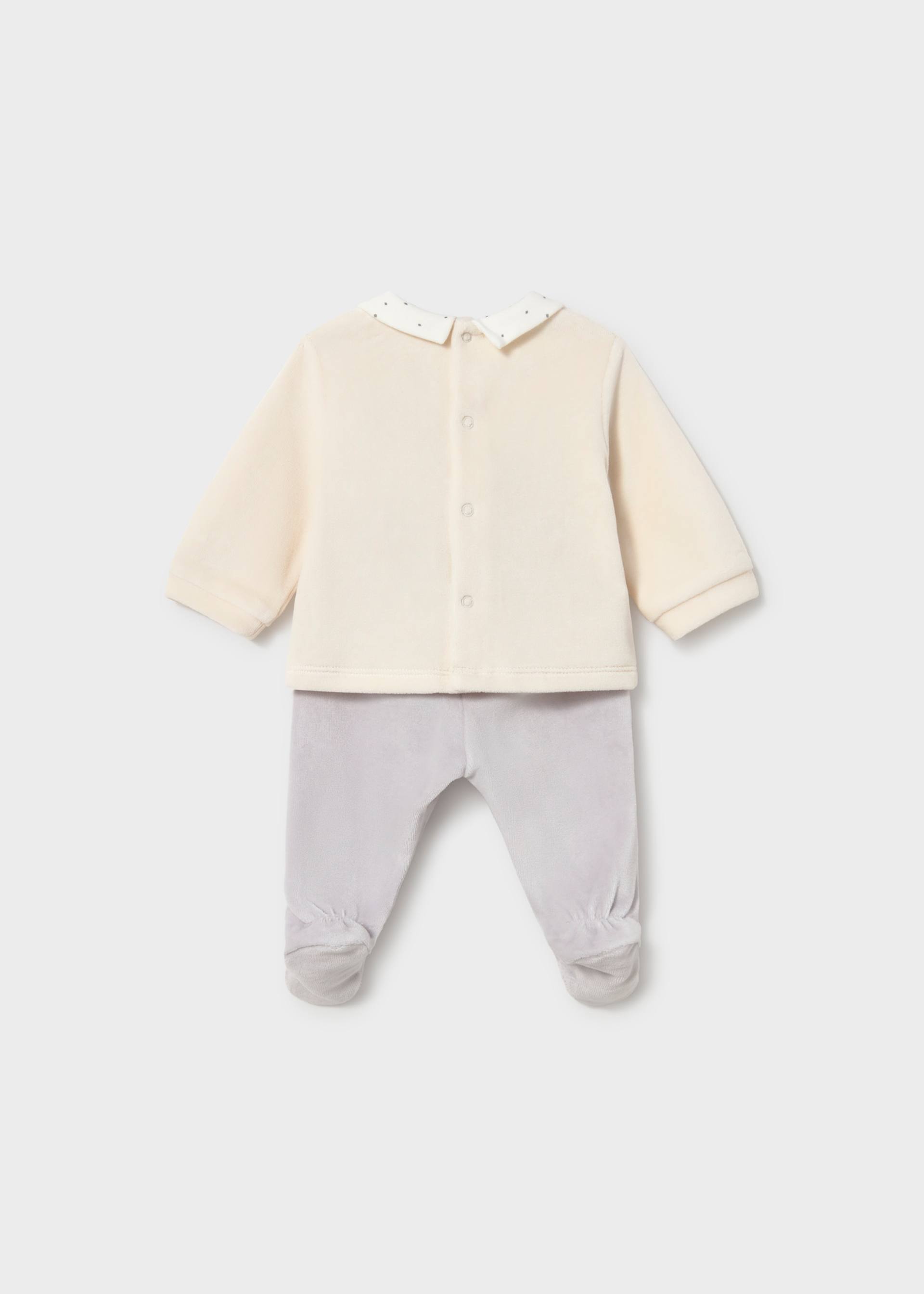 Conjunto pantalón y playera recién nacido