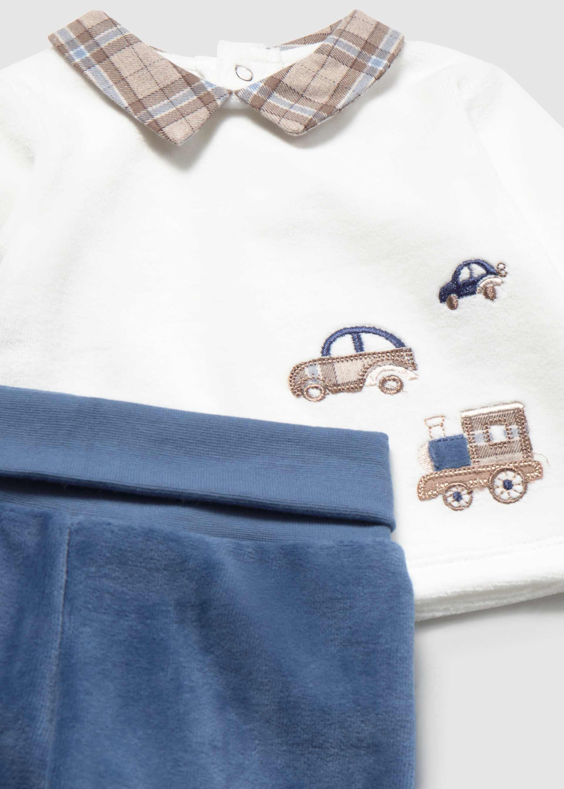 Ensemble guêtre et t-shirt nouveau-né