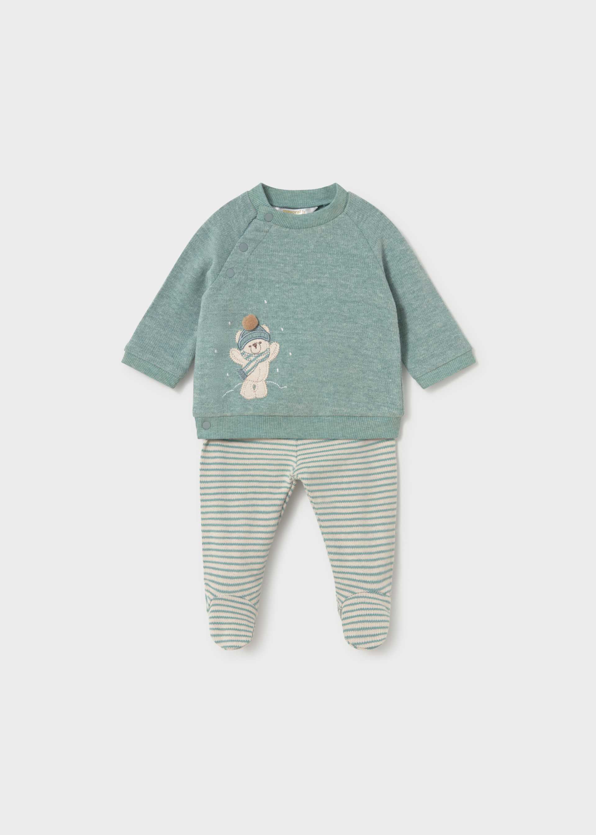 Ensemble guêtre et sweat nouveau-né
