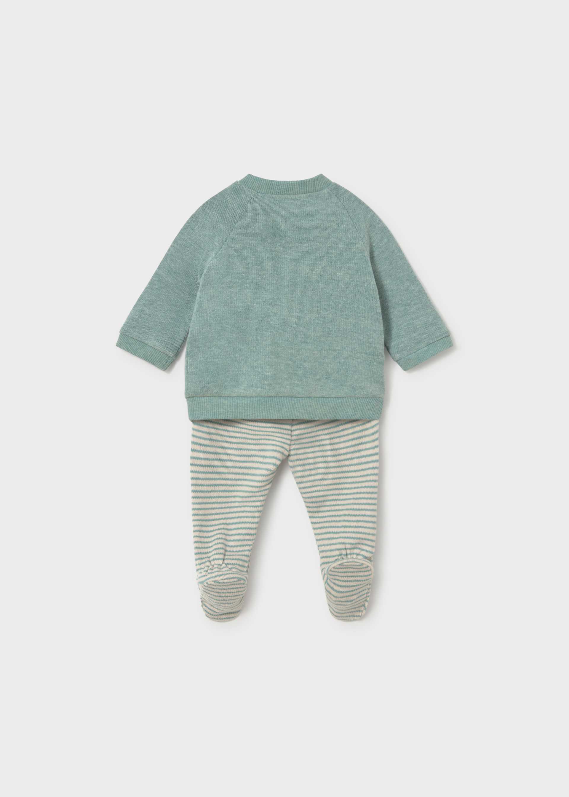 Conjunto pantalón y sudadera recién nacido