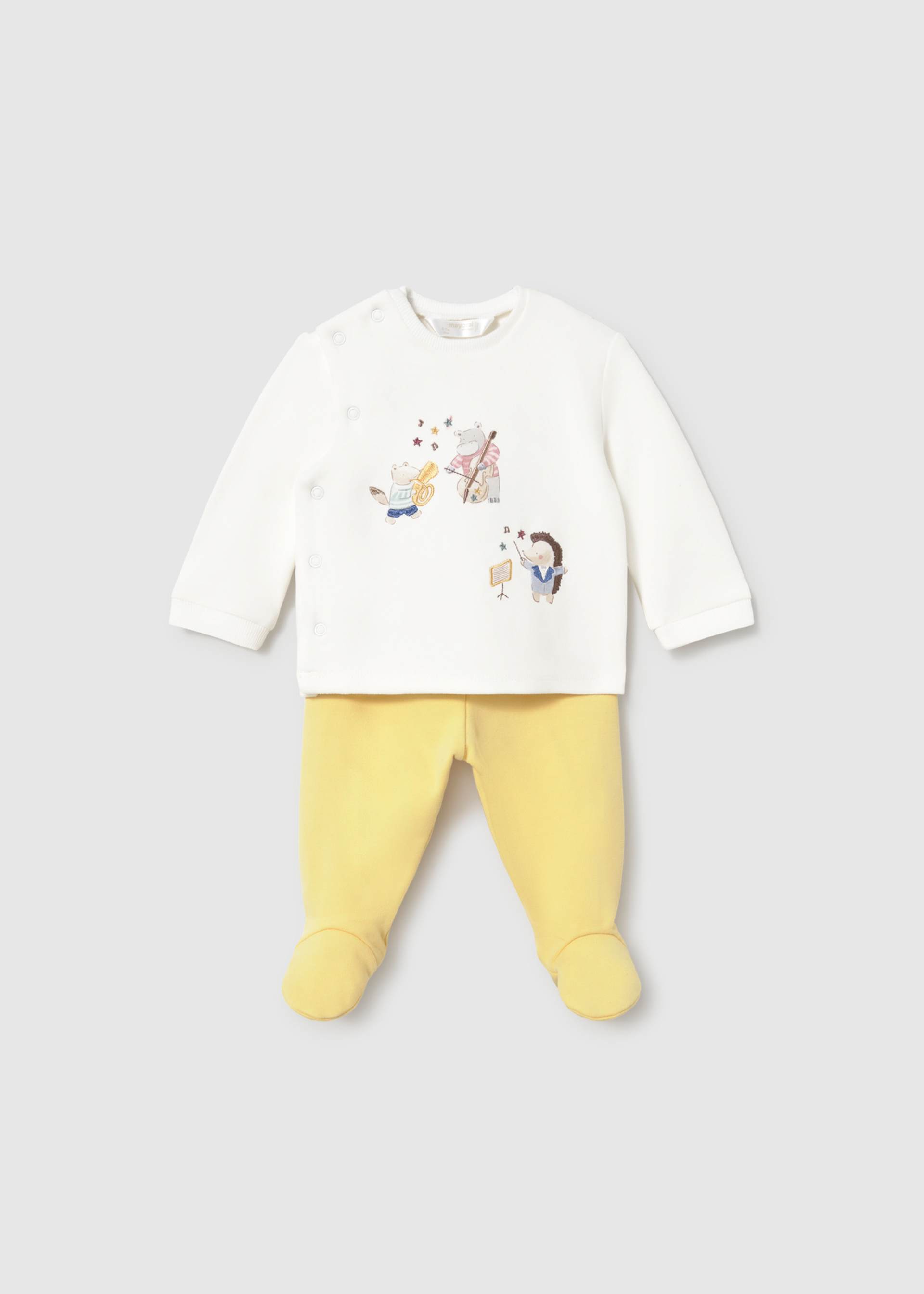 Conjunto pantalón y sudadera recién nacido