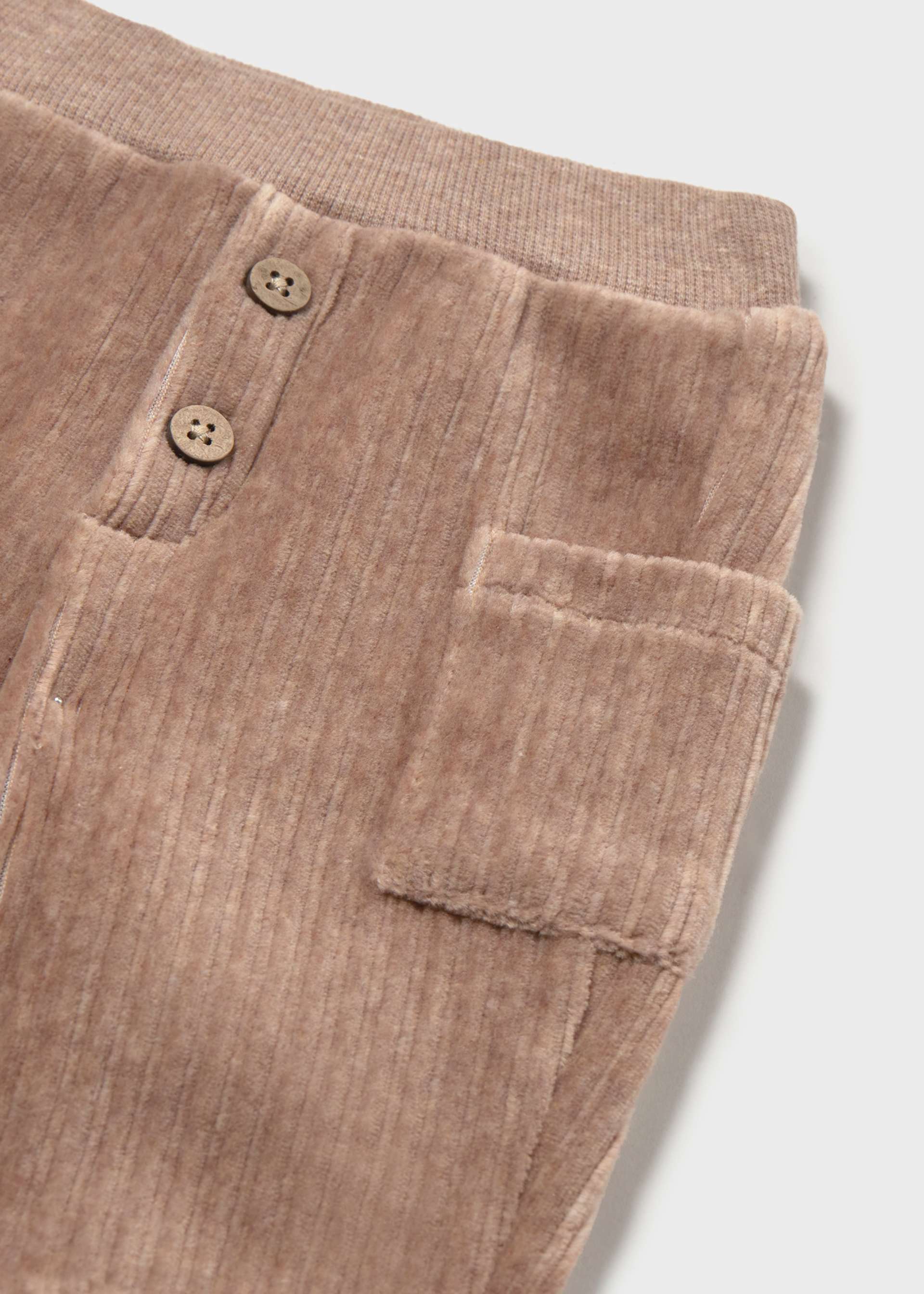 Newborn corduroy knit trousers