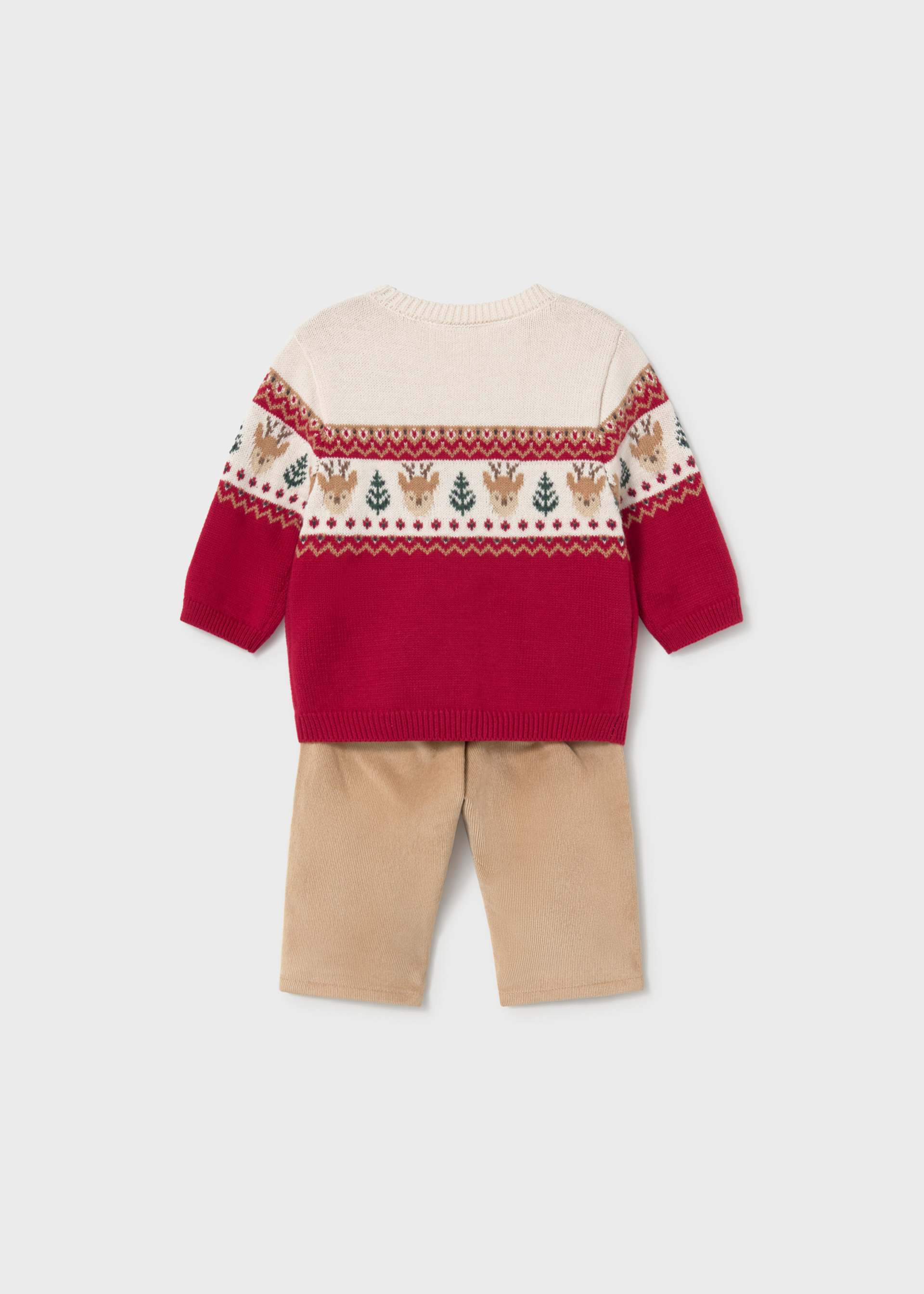 Ensemble pantalon et pull animal nouveau-né