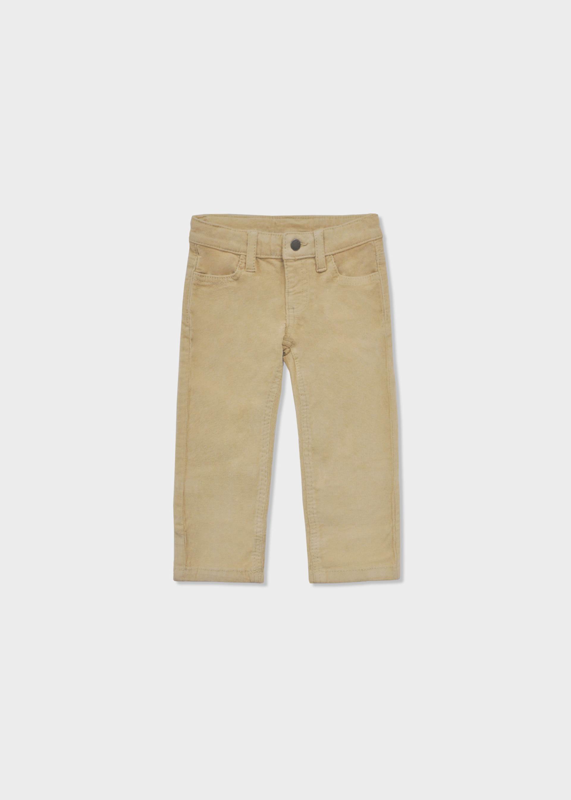 Babys basic straight-leg corduroy trousers