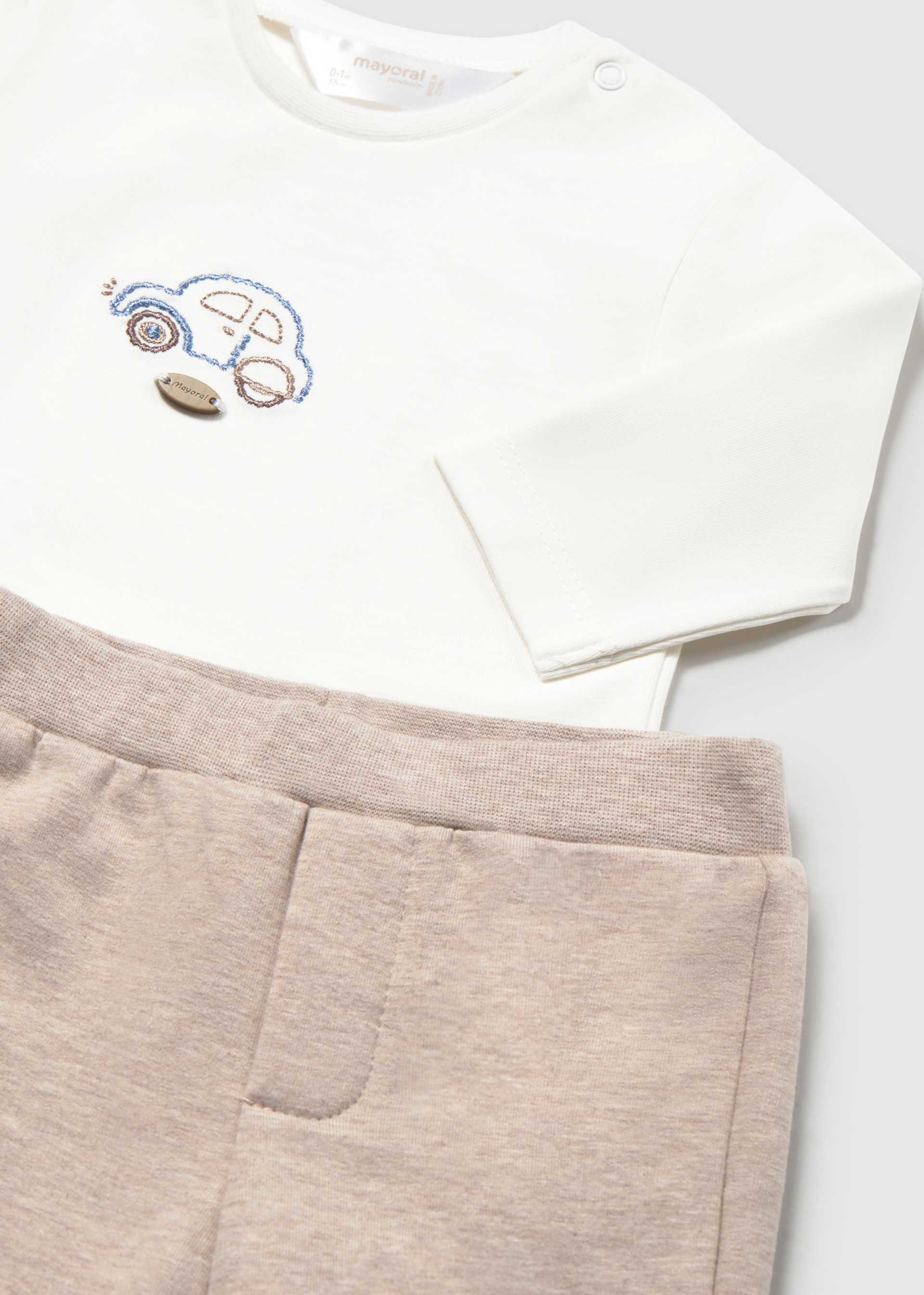 Newborn Boy Tracksuit with T-Shirt