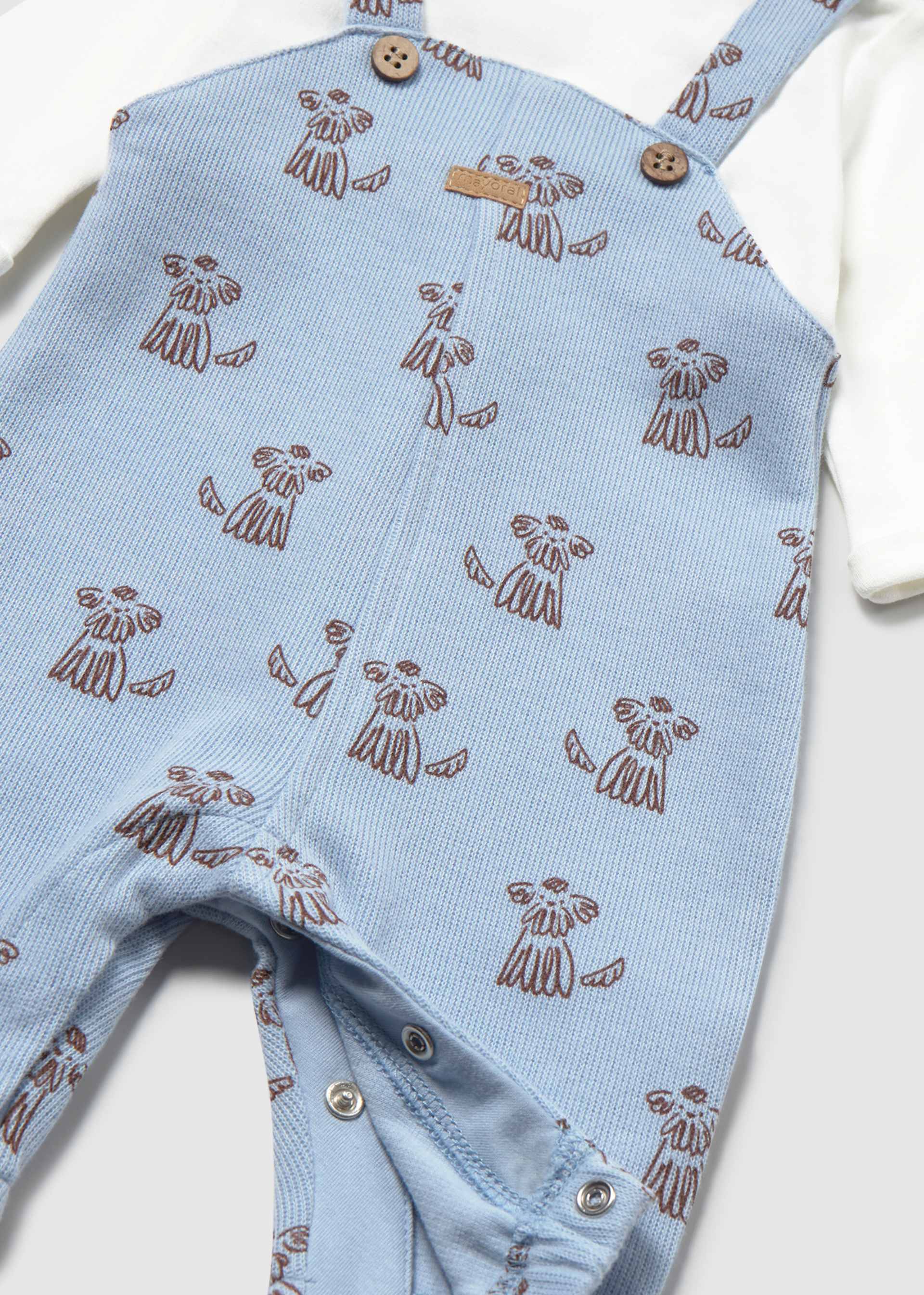 Peto estampado recién nacido