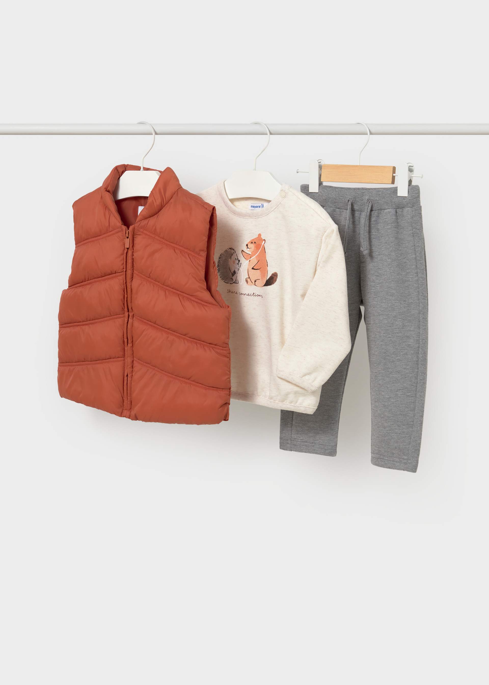 Tuta 3 pezzi gilet bimbo