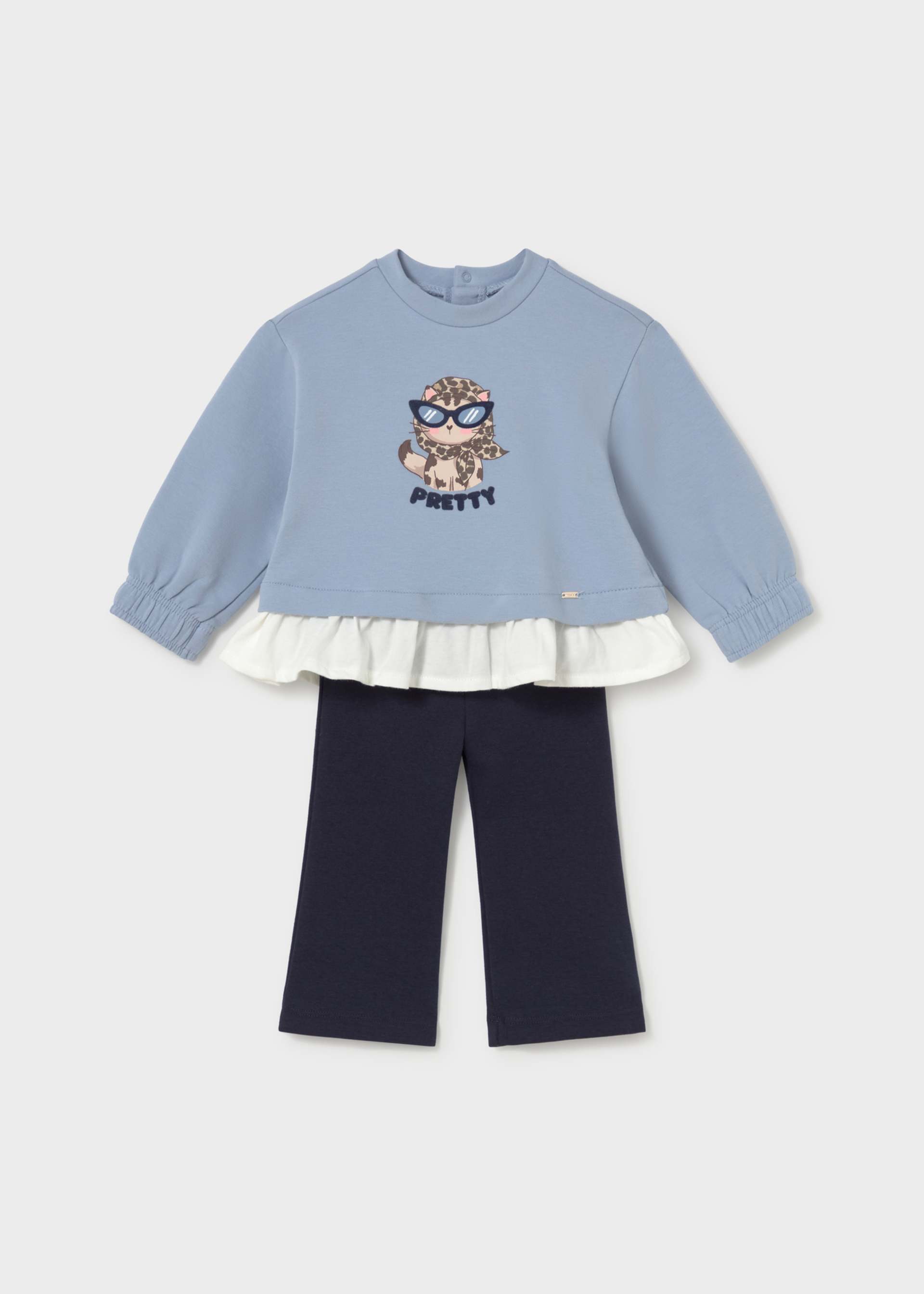 Baby Flare Leggings and Sweatshirt Set