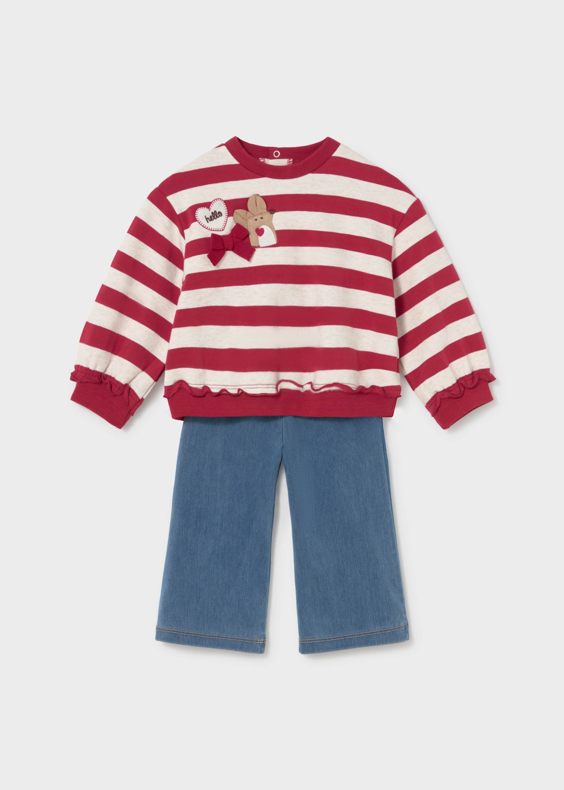 Baby jumper and trousers set