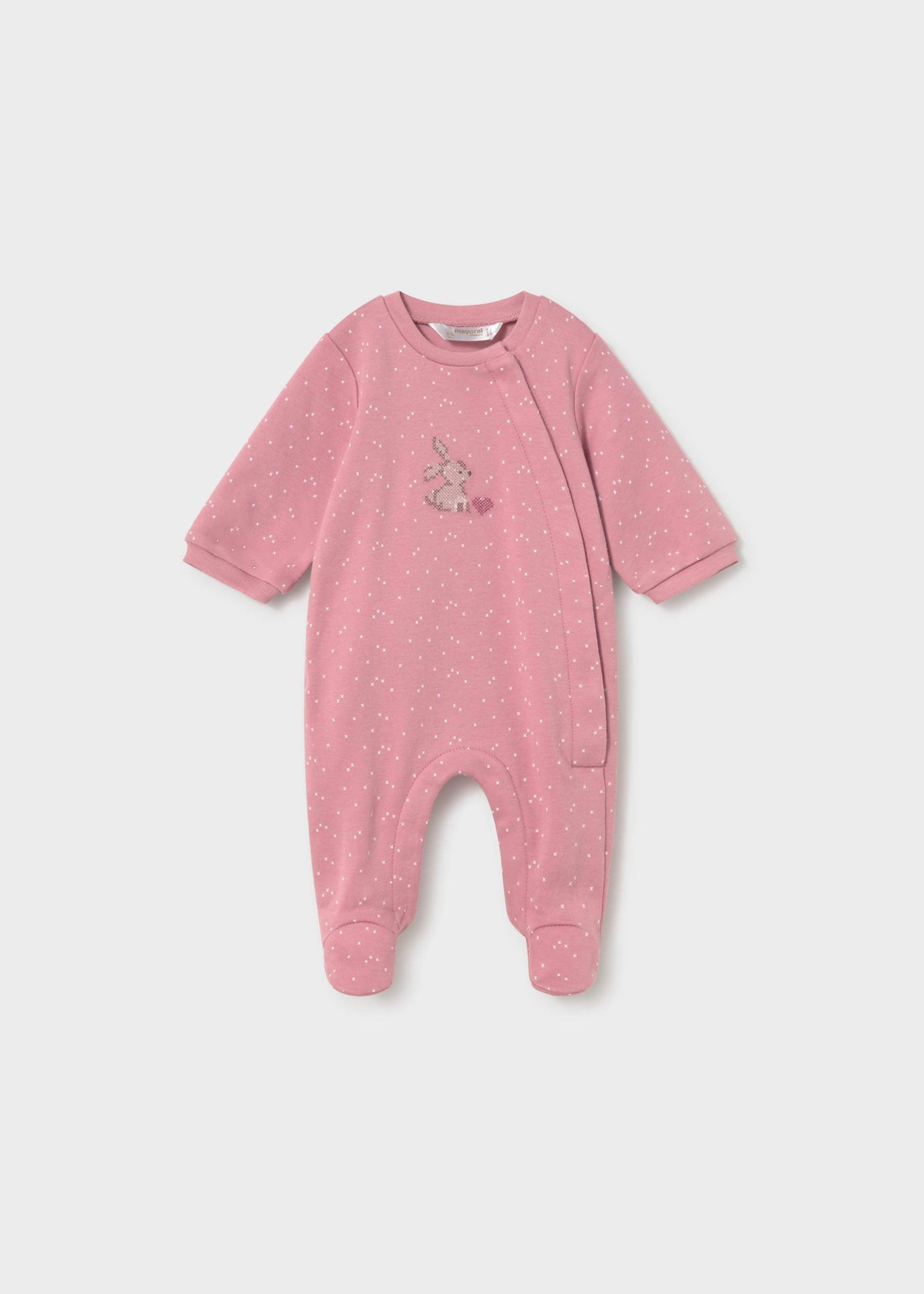 Newborn Girl Pack of 2 Sleepsuits