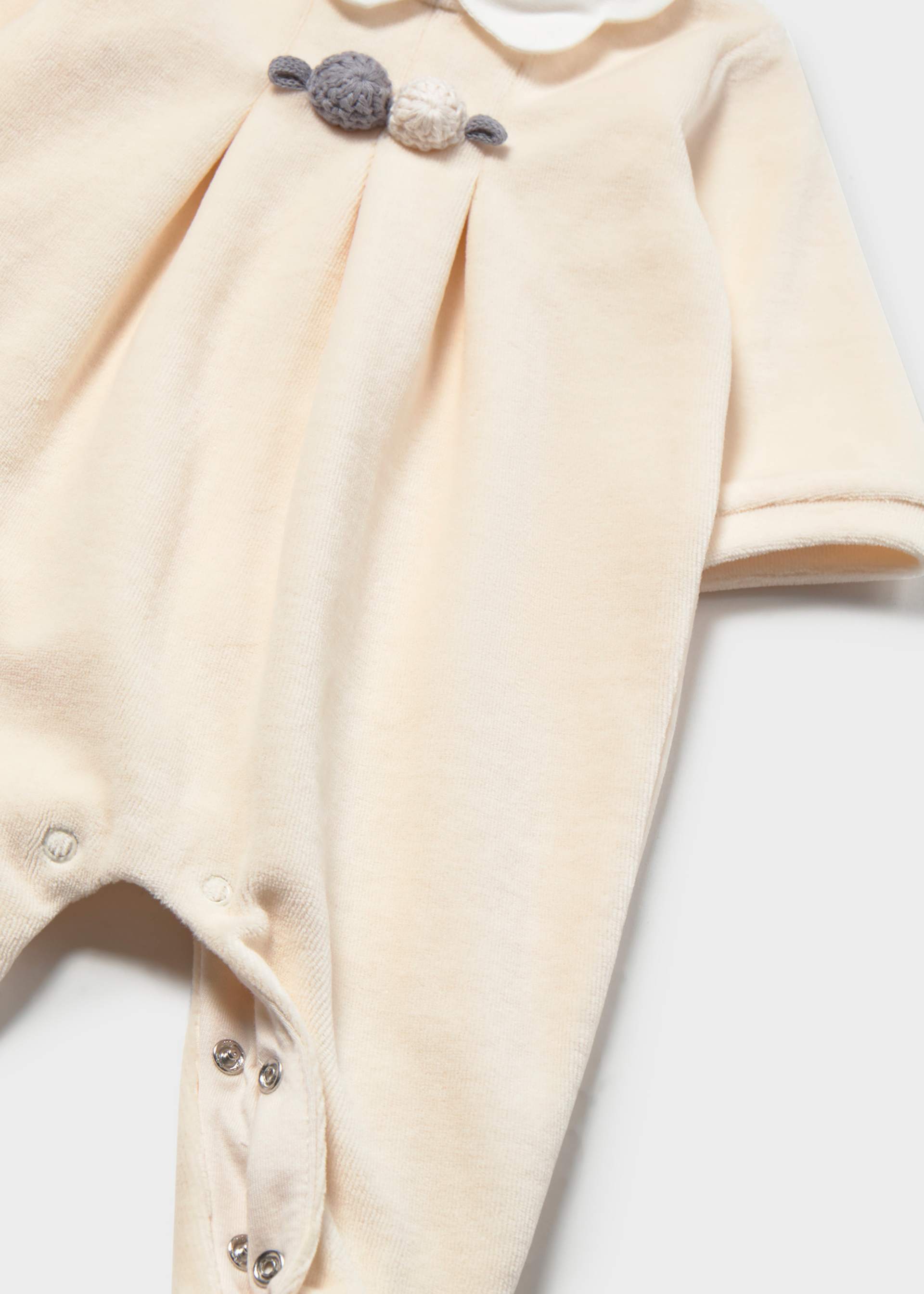 Lot 2 pyjamas en velours nouveau-né