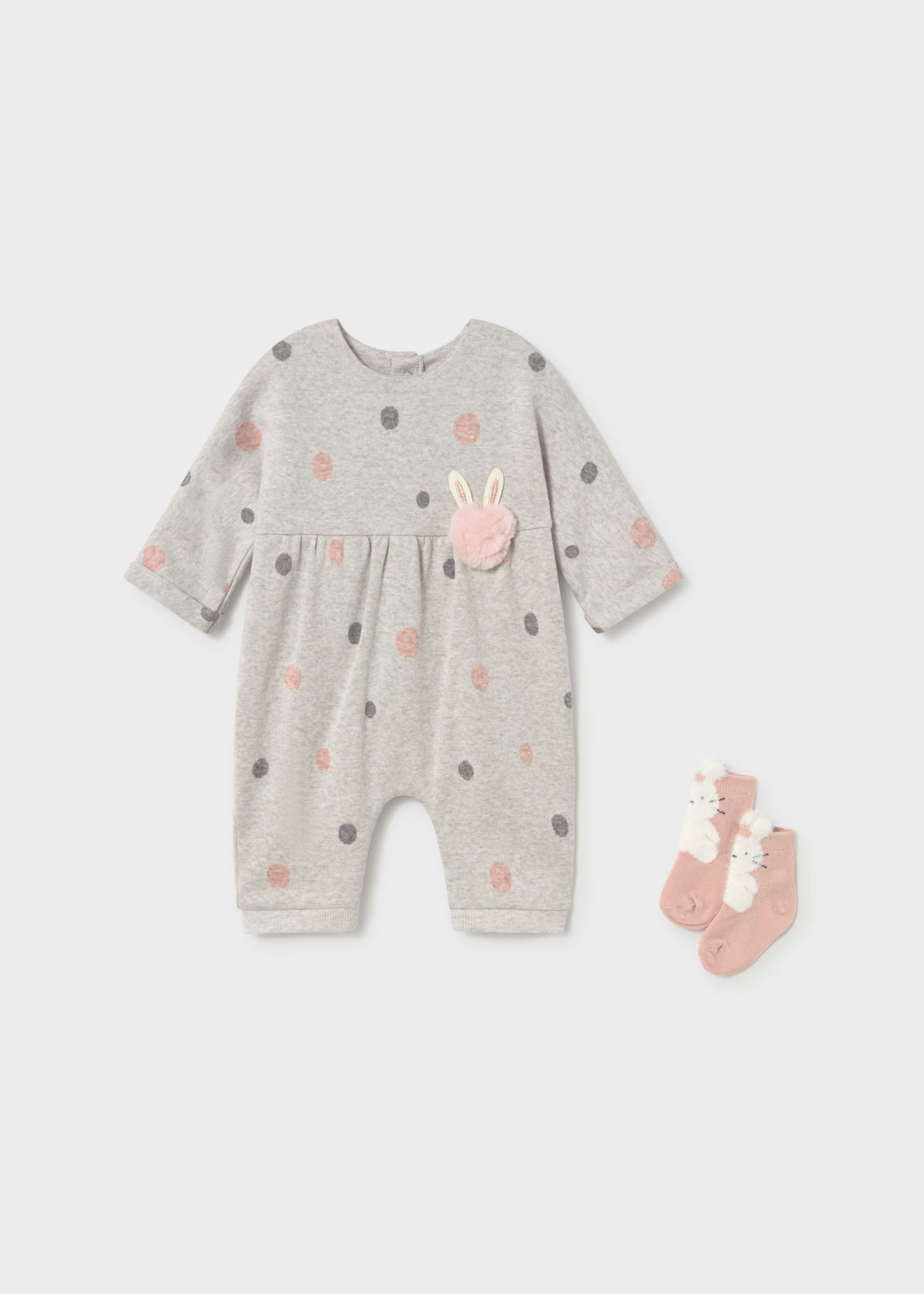 Pyjama imprimé avec chaussettes nouveau-né