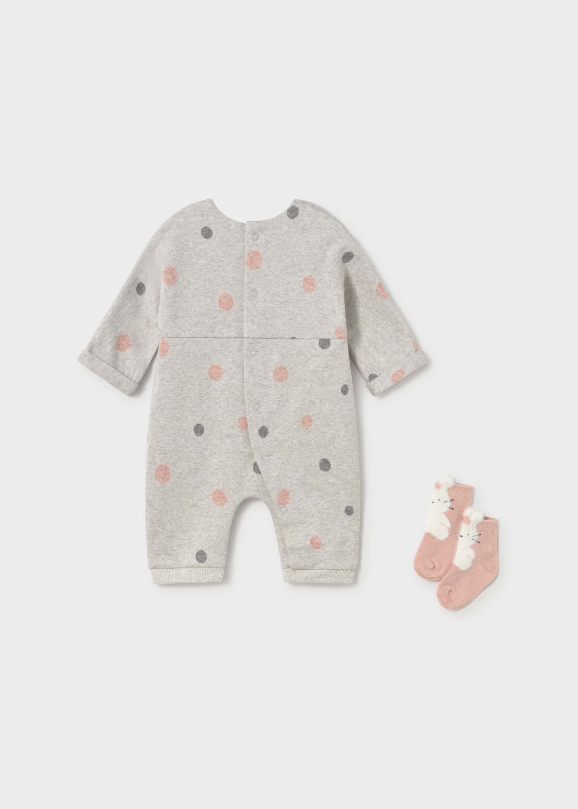 Pyjama imprimé avec chaussettes nouveau-né